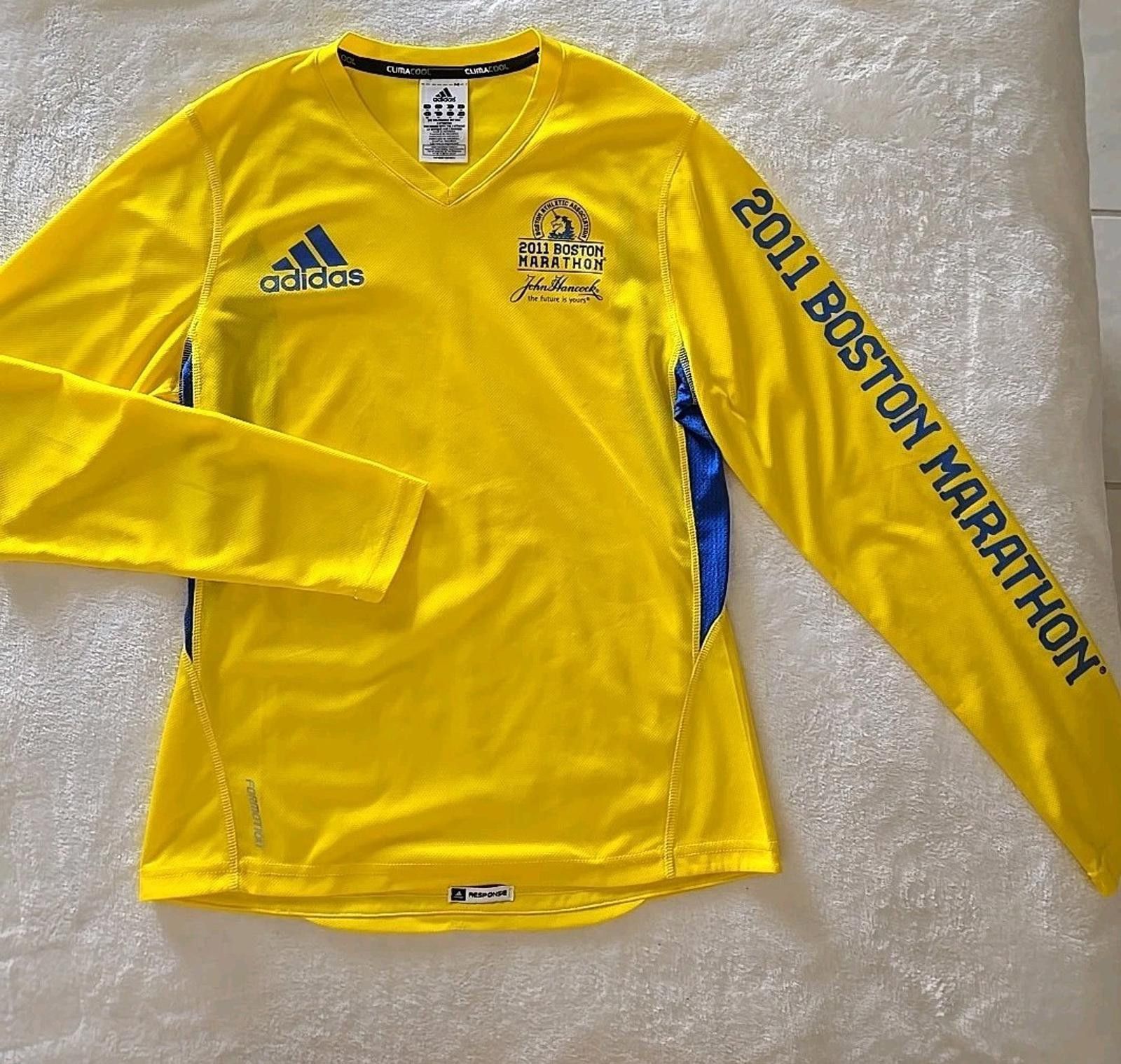Other Adidas 2011 Boston Marathon Jersey Shirt Small John Hancock Size S / US 4 / IT 40 - 1 Thumbnail