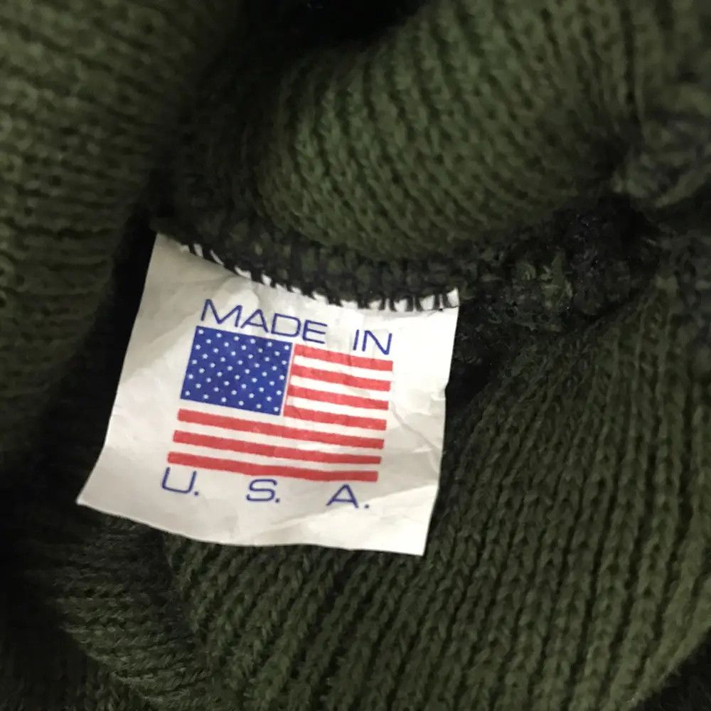 Vintage vintage Military Plain Beanie hat Size ONE SIZE - 4 Thumbnail