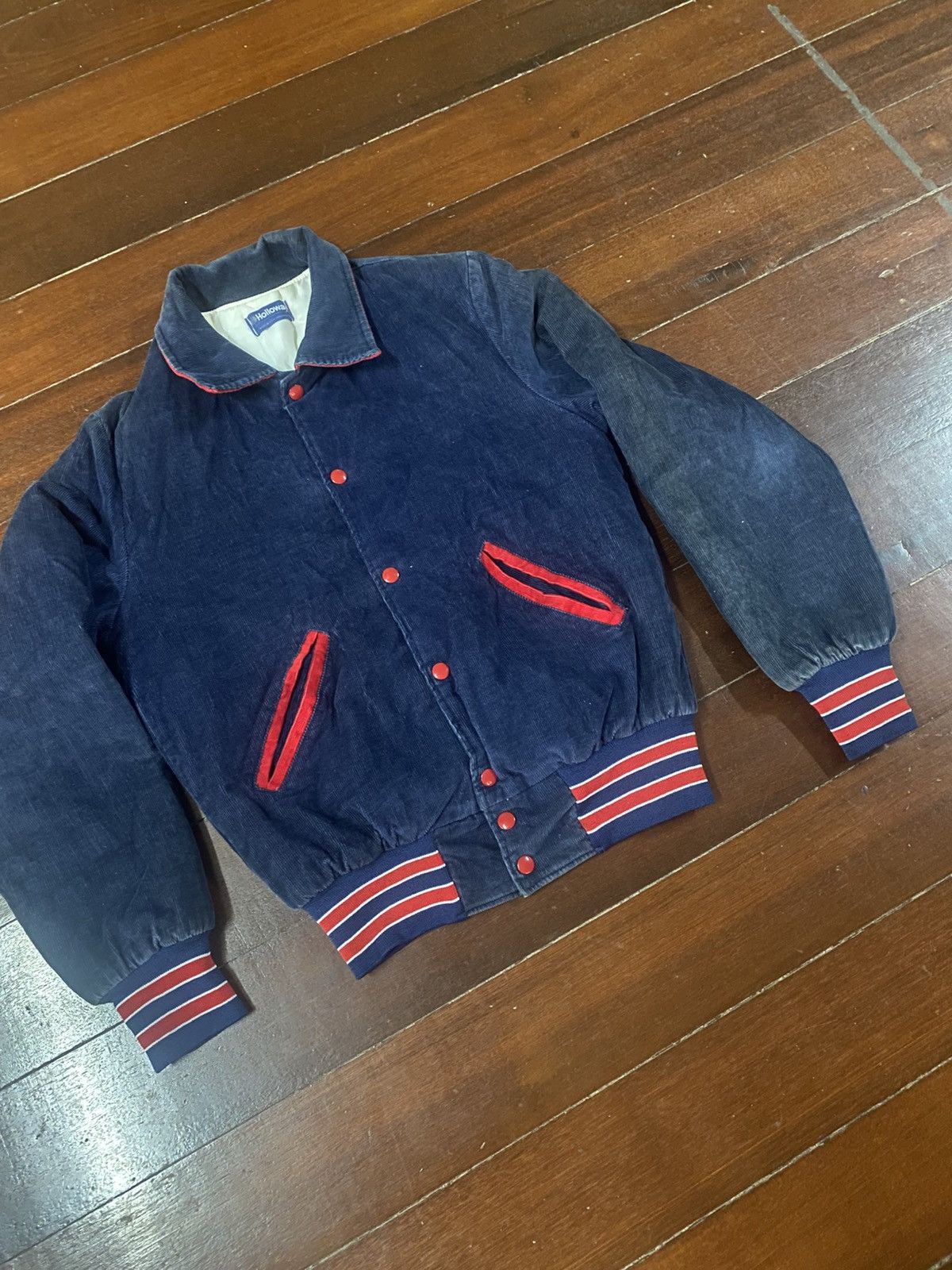 Vintage Rare vintage 70s HOLLOWAY corduroy bomber jacket Size US S / EU 44-46 / 1 - 5 Thumbnail