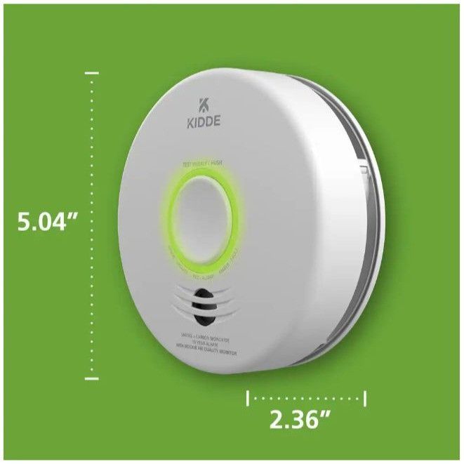 Designer Kidde Smart Wired Smoke Carbon Monoxide Detector Air Quality Size ONE SIZE - 10 Thumbnail