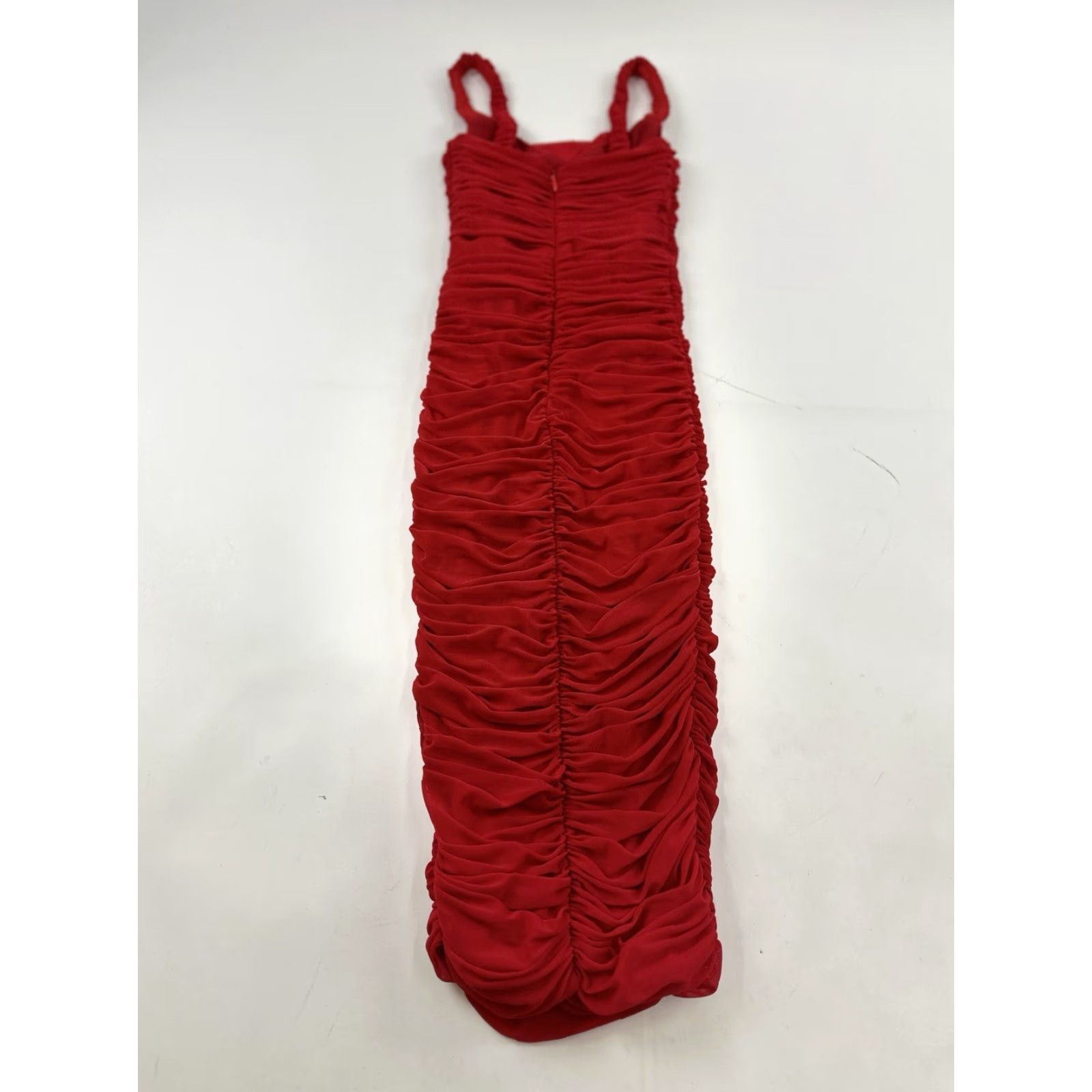 Lulus VINTAGE Lulus Dress Bodycon XS Red Lace Strappy Sleeveless Elegant Love Theme Womens Size XS / US 0-2 / IT 36-38 - 2 Thumbnail