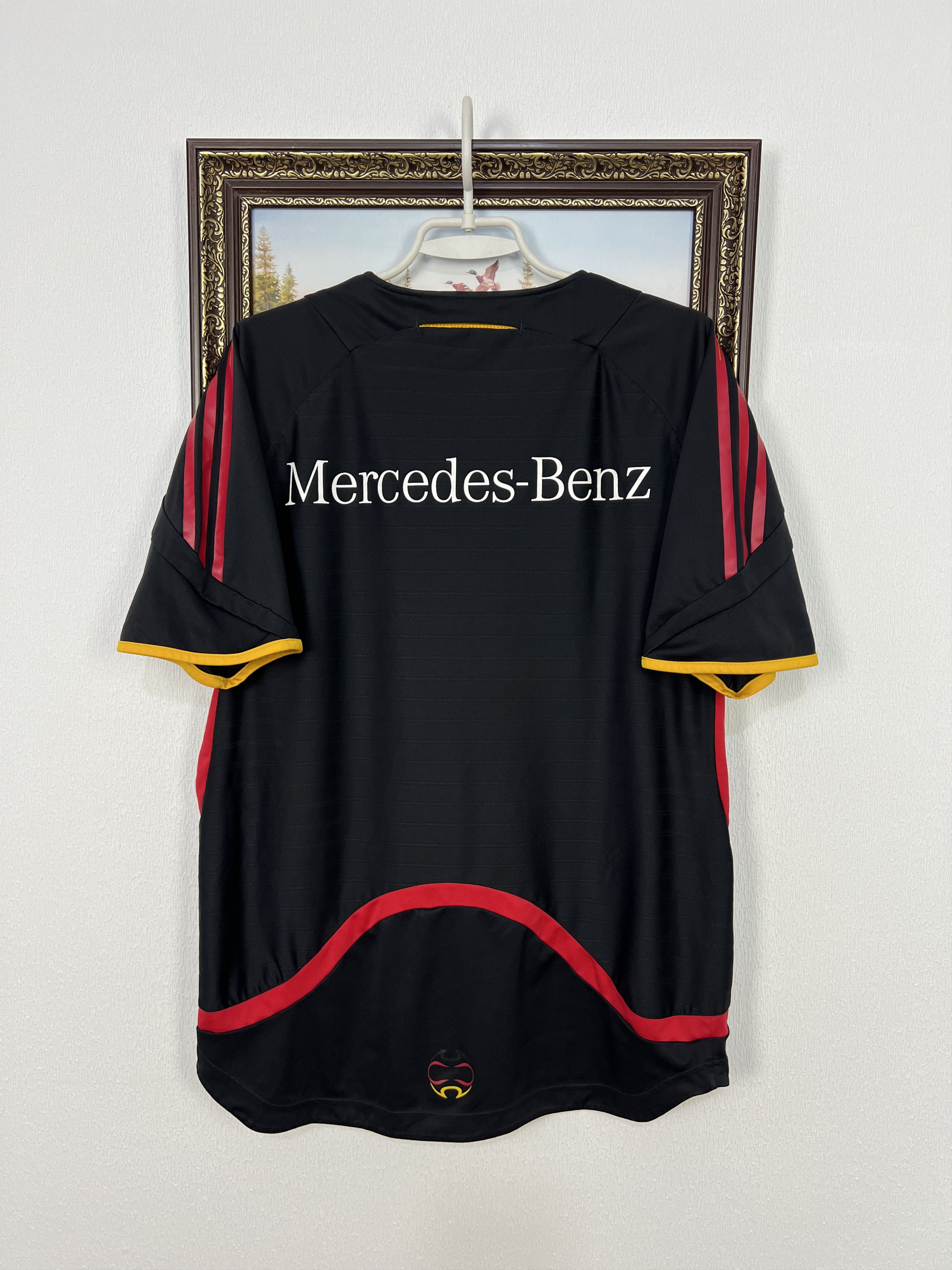 Adidas Vintage Adidas Germany Player Issue Football Train Shirt Size US L / EU 52-54 / 3 - 11 Thumbnail