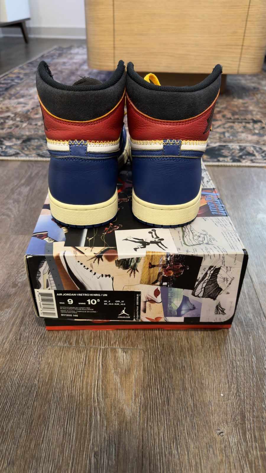Jordan Brand × Union LA Jordan 1 union storm blue Size US 9 / EU 42 - 4 Thumbnail