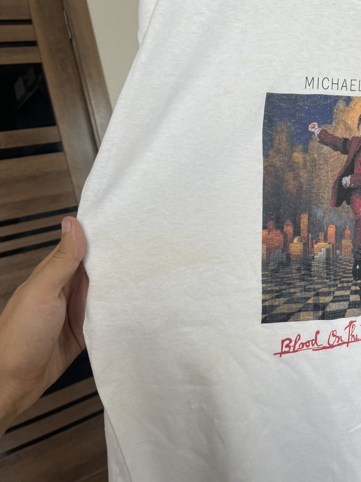 Michael Jackson Michael Jackson Blood On The Dance Floor Vintage T-Shirt 90s Size US L / EU 52-54 / 3 - 9 Thumbnail