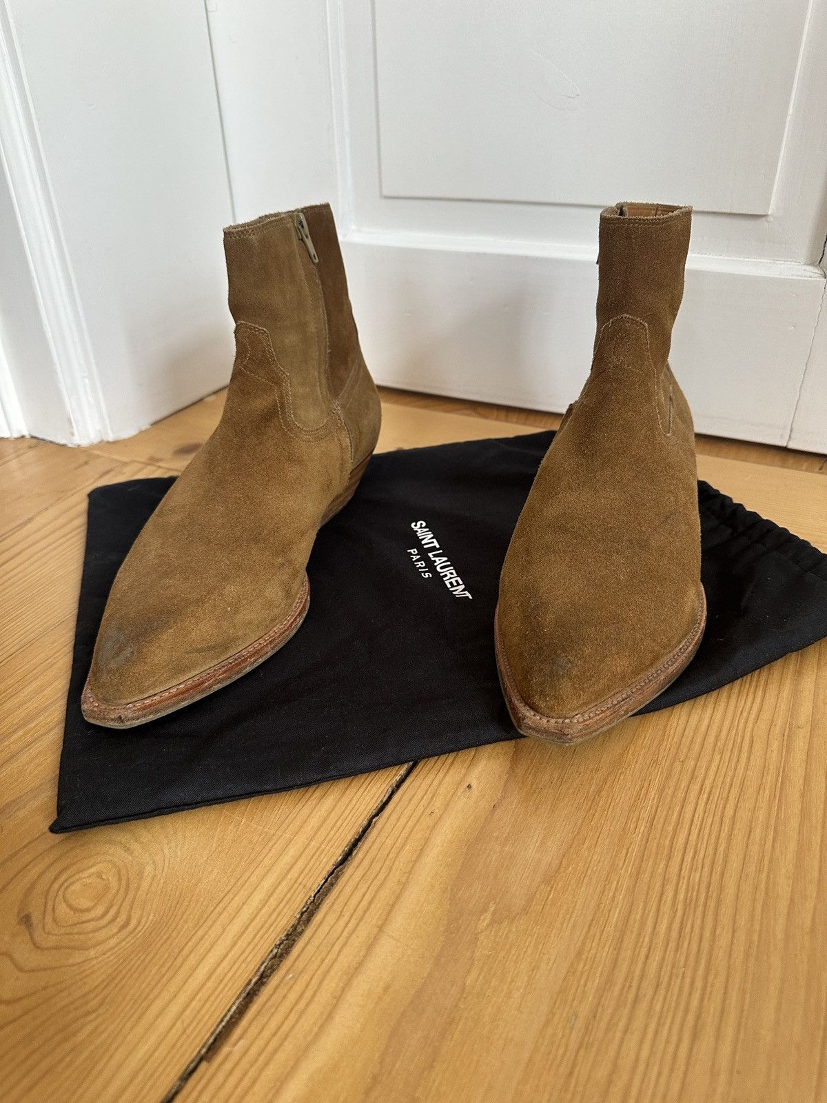 Saint Laurent Paris Saint Laurent Paris Santiag Boots Hedi Slimane Era Size US 8.5 / EU 41-42 - 1 Thumbnail