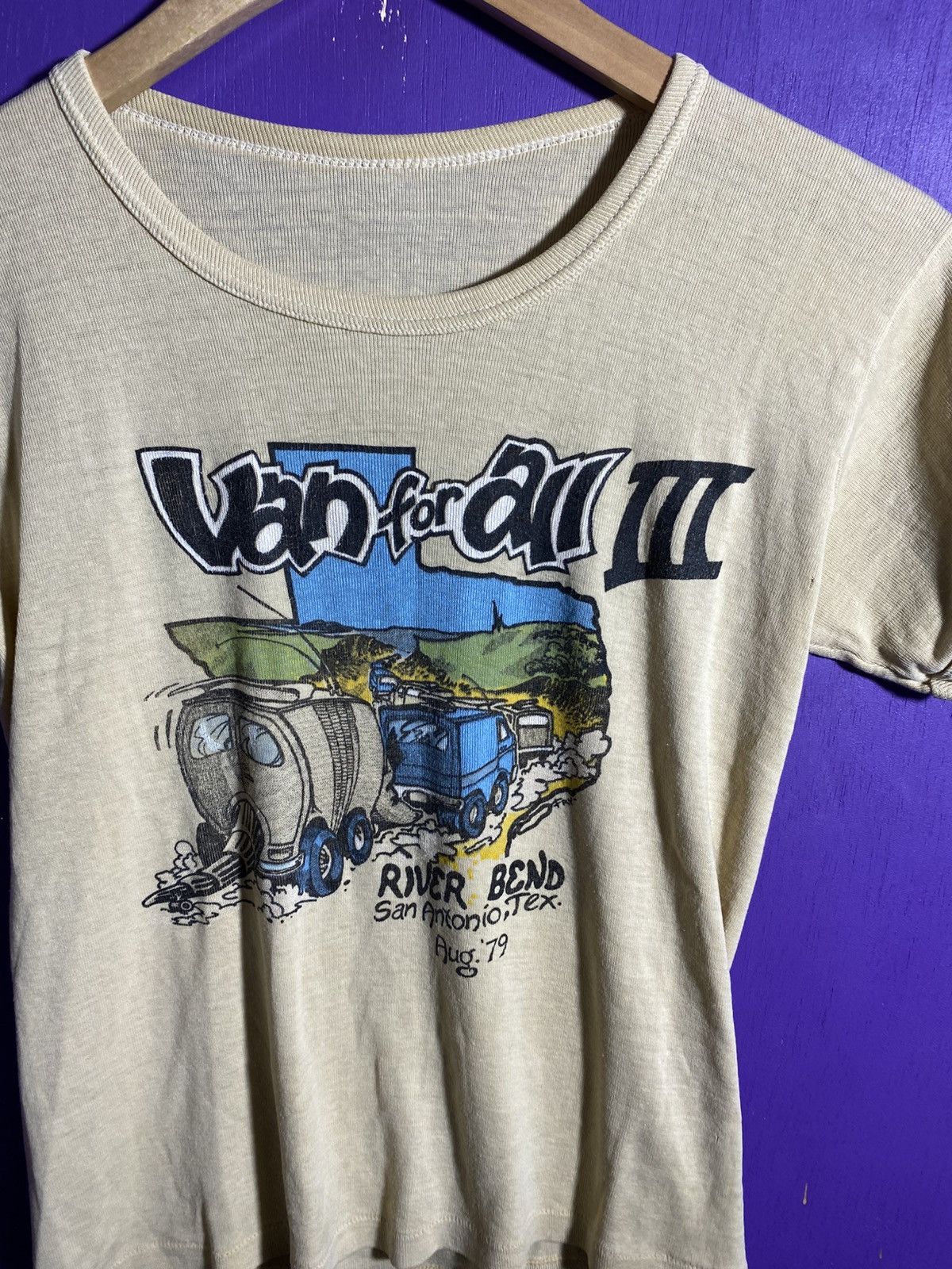 Vintage Vintage 1979 San Antonio Van for all t-shirt Size US S / EU 44-46 / 1 - 3 Thumbnail
