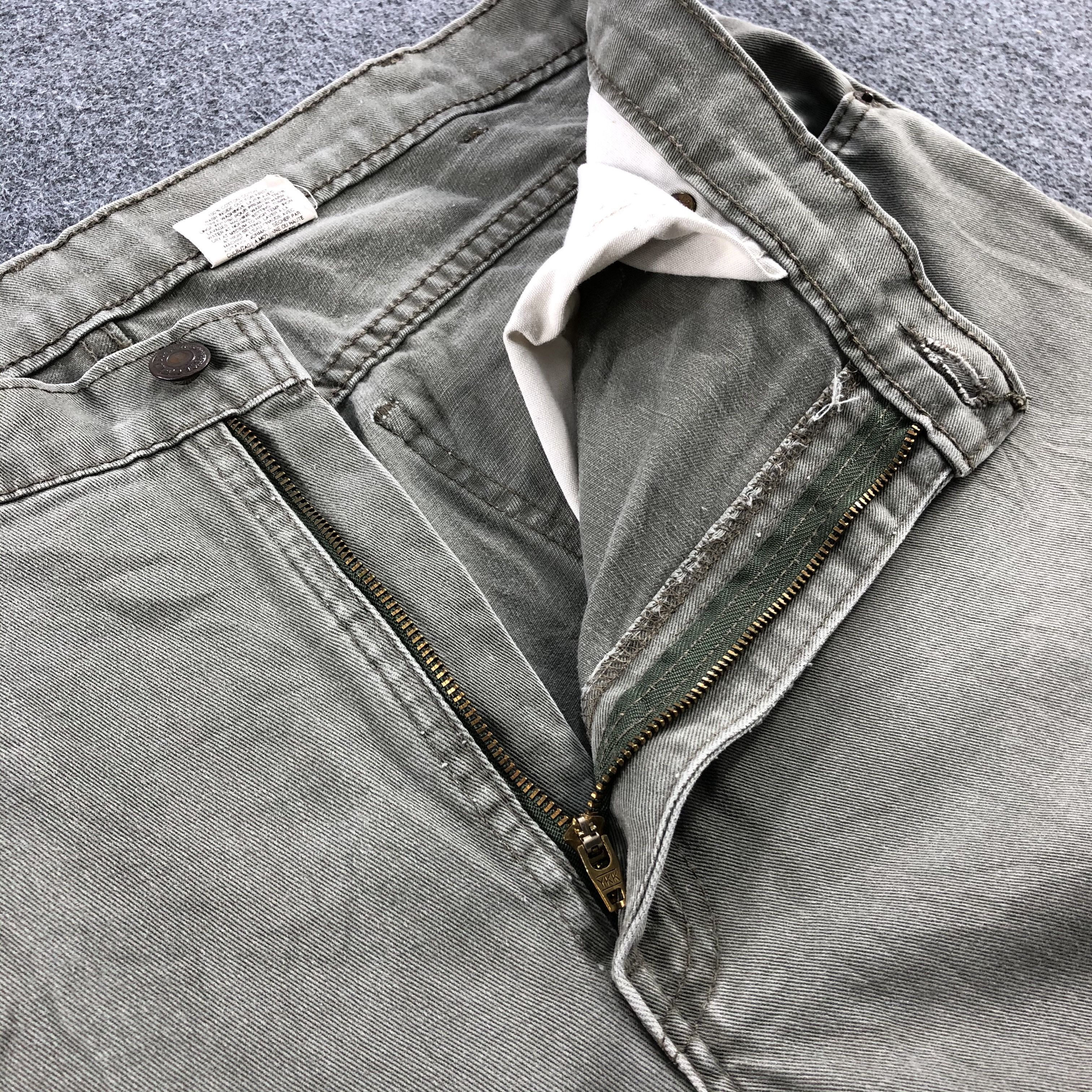 Levi's Vintage 90s Green Levis 634 Jeans-J1247 Size US 35 - 7 Thumbnail