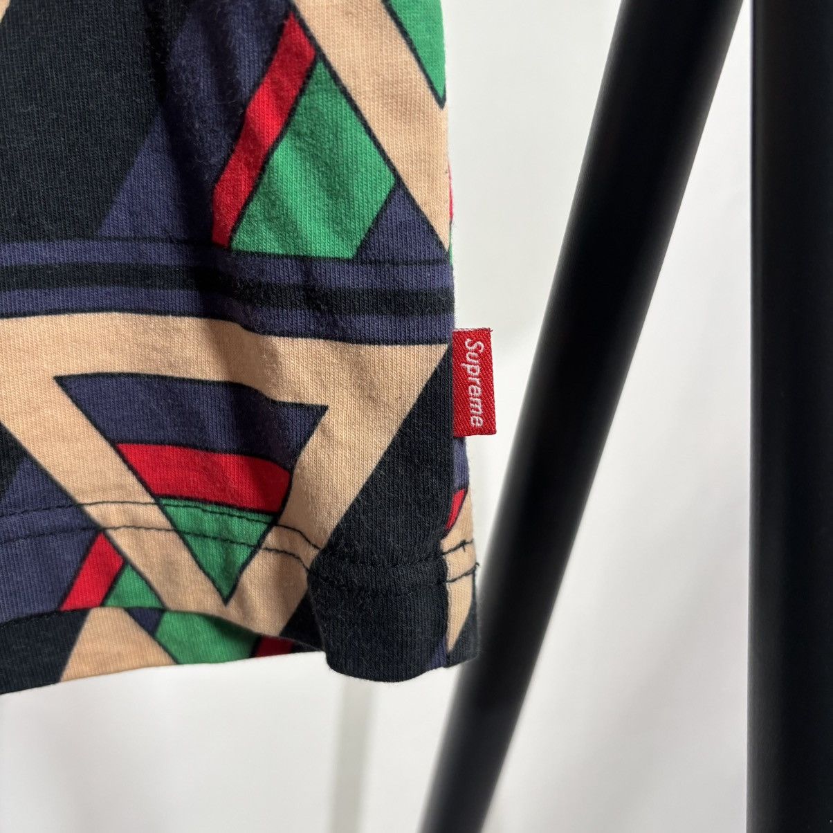 Supreme Supreme FW08 Geometric Button Up Polo Size S Size US S / EU 44-46 / 1 - 4 Thumbnail