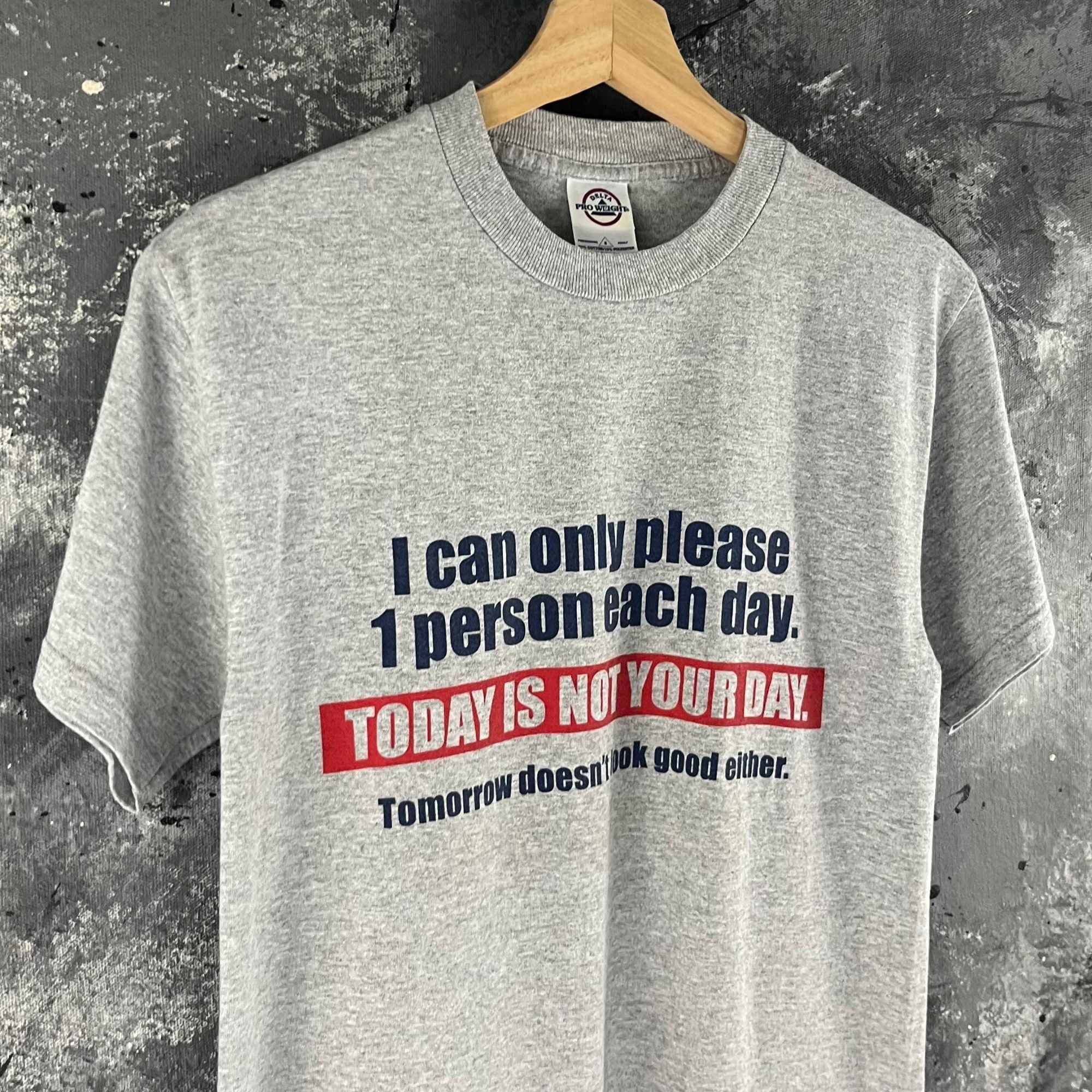 Vintage Vintage y2k Humor script shirt Size US S / EU 44-46 / 1 - 2 Thumbnail