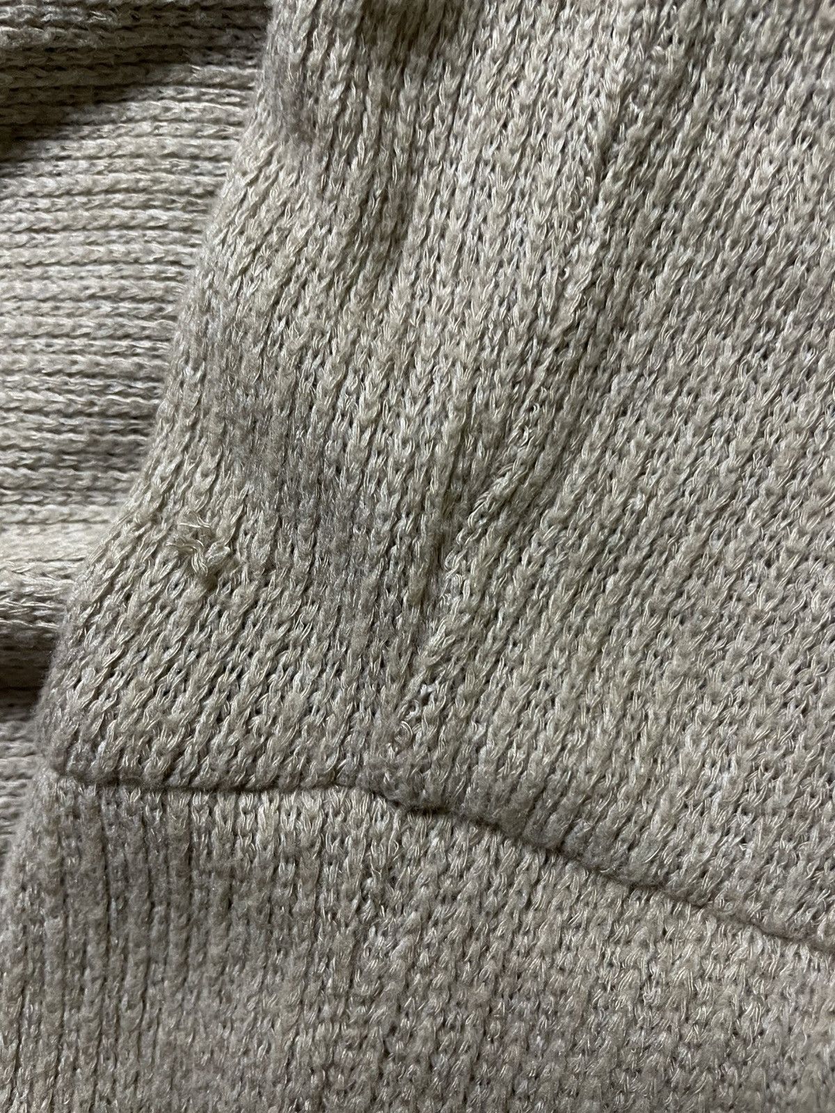 Cobain-core Grunge Knit — distressed desert haze