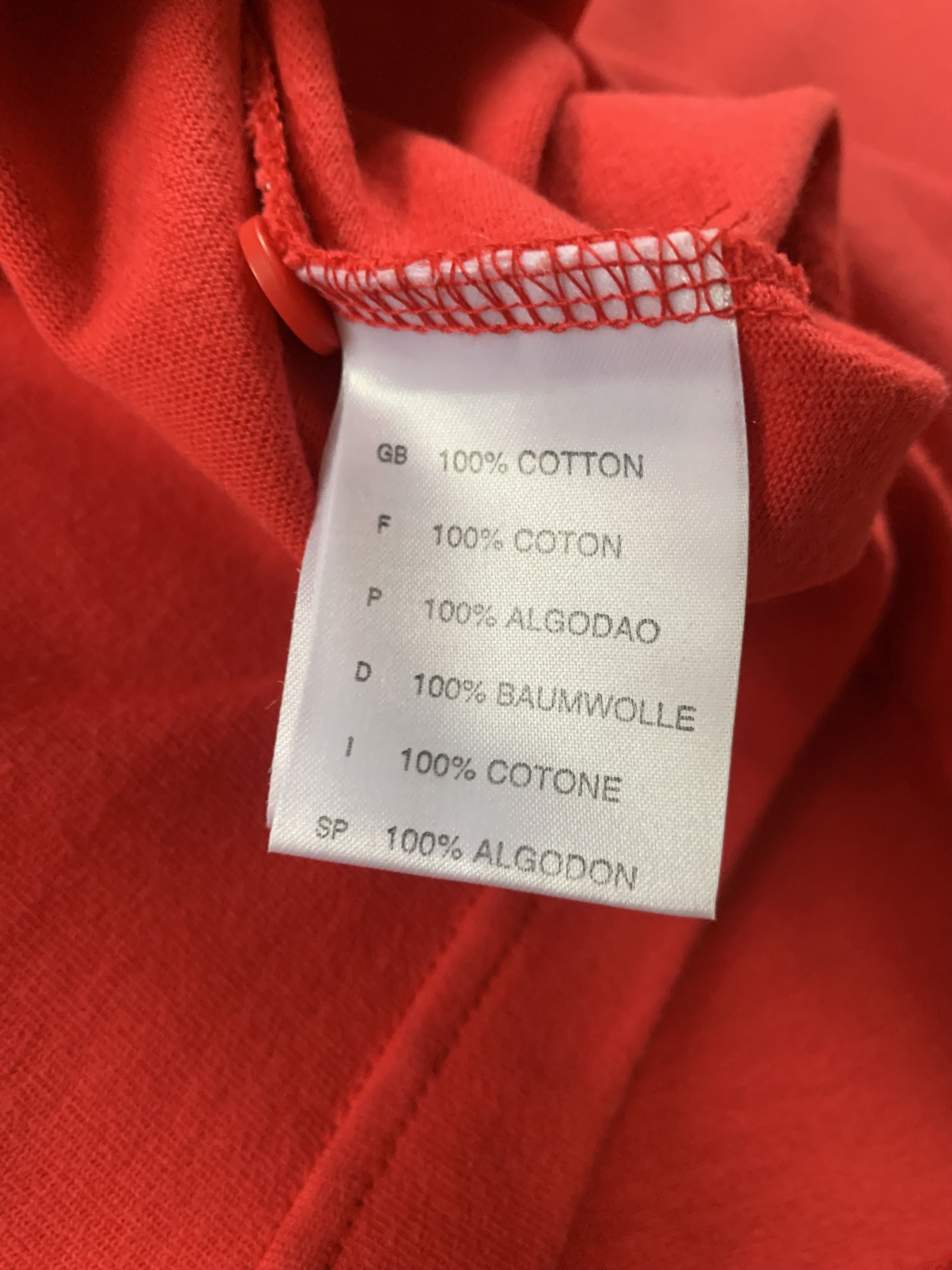 Reebok Rare Reebok Wales Red Cotton Long Sleeve Rugby Polo Shirt Size US L / EU 52-54 / 3 - 7 Thumbnail