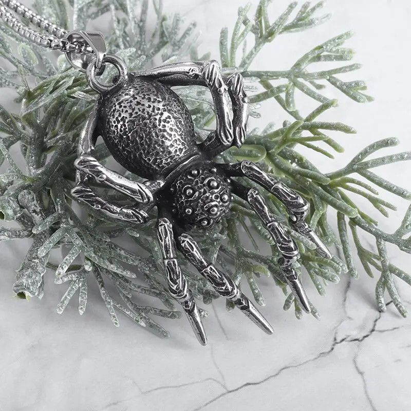 Jewelry Spider Pendant Charm Cool Casual Necklace Size ONE SIZE - 7 Thumbnail