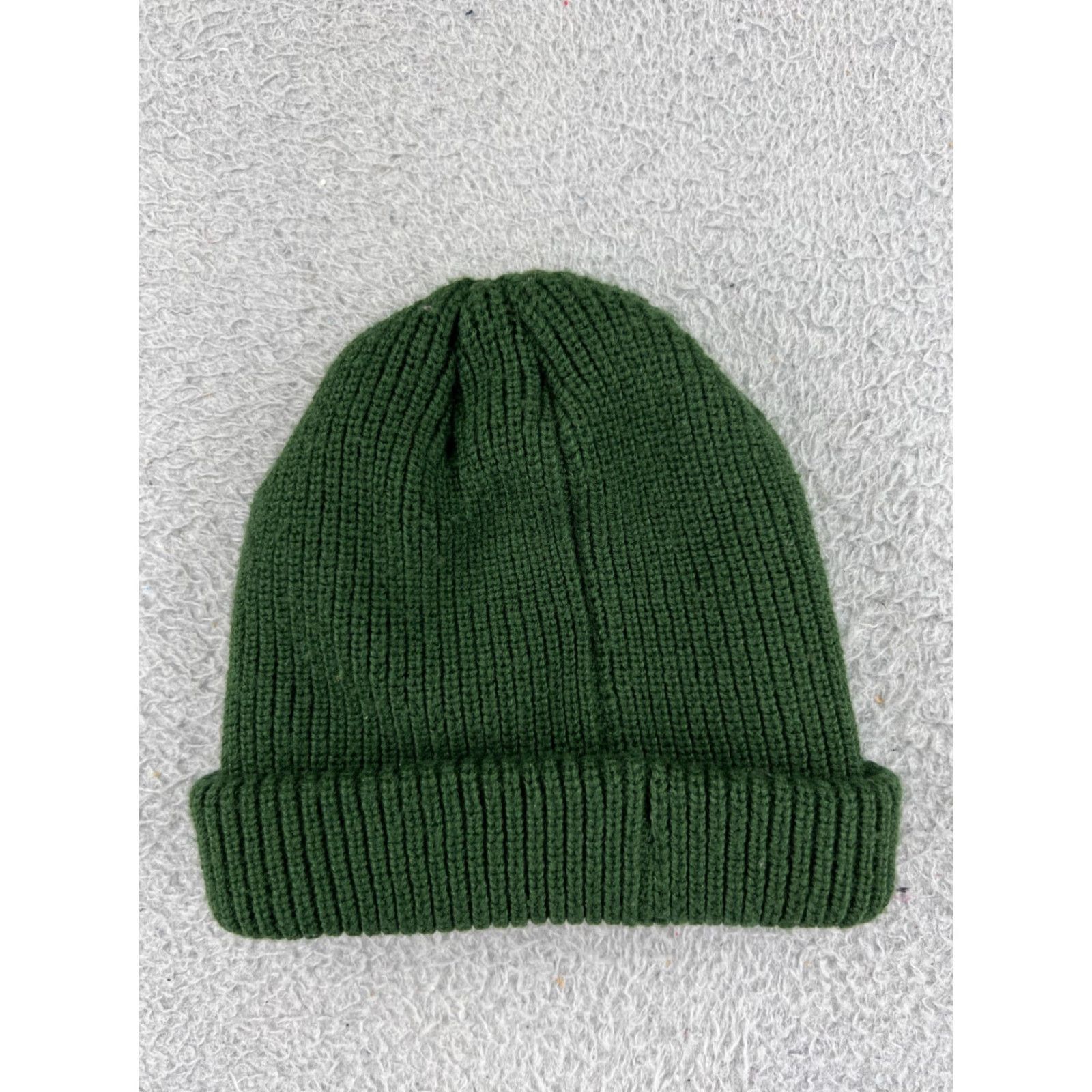 Vintage Mr. Natural Beanie Hat Adult One Size Green Knit Acrylic Snow Ski Logo Mushrooms Winter Mens Beanie Size ONE SIZE - 3 Thumbnail