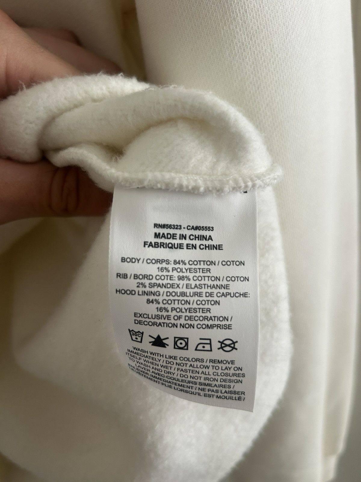 Nike × Supreme Supreme x Nike Half Zip Hooded Sweatshirt 'White' Size US L / EU 52-54 / 3 - 4 Thumbnail