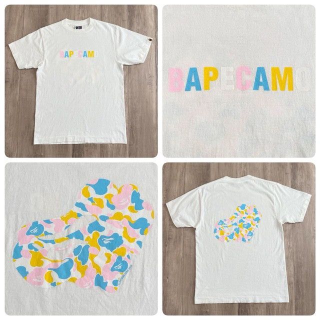 Bape 2006 BAPE Multi Camo APE HEAD T-shirt NIGO cotton candy camo Size US M / EU 48-50 / 2 - 1 Thumbnail