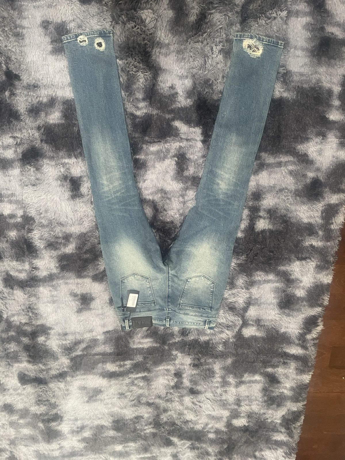 Rta RTA snake distressed denim Size US 31 - 4 Thumbnail