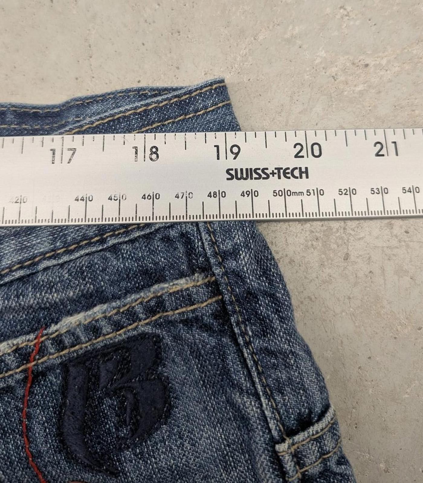 Ruff Ryders Vintage Y2K Ruff Ryder Denim Wide Leg Baggy Blue Jeans Size US 38 / EU 54 - 6 Thumbnail