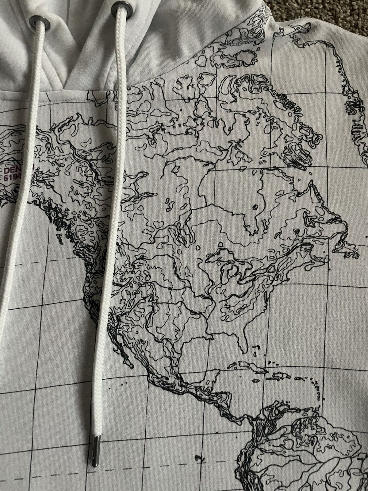 The North Face North Face Map Hoodie White L Size US L / EU 52-54 / 3 - 4 Thumbnail