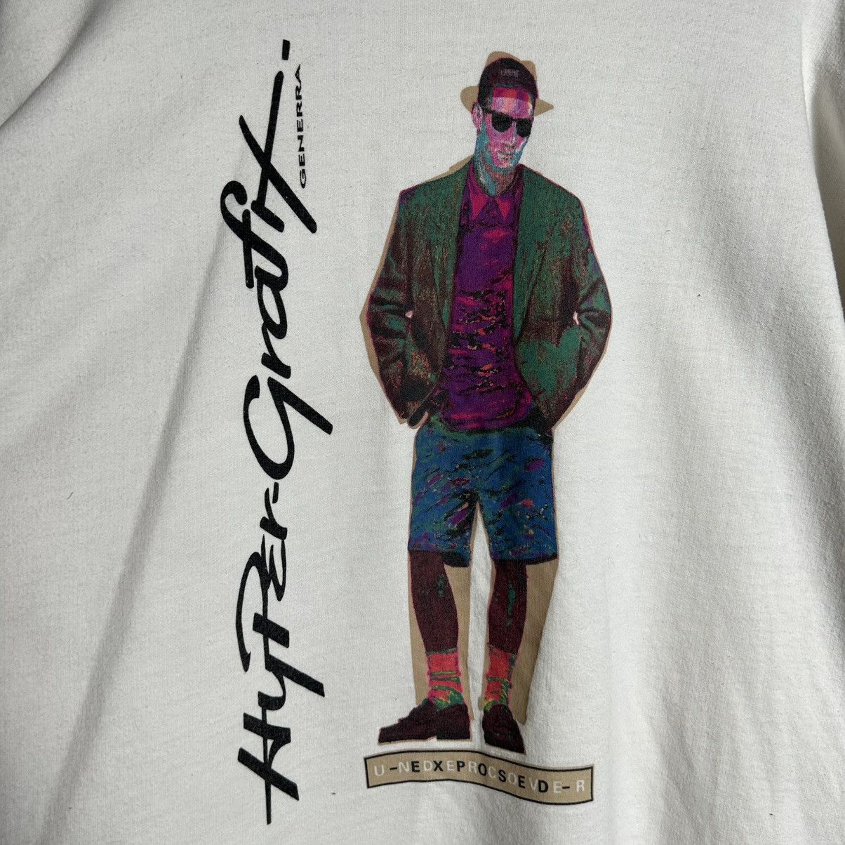Undercover Vintage 90s Hyper Grafix Undercover Exposed Sweatshirt Size US XL / EU 56 / 4 - 4 Thumbnail