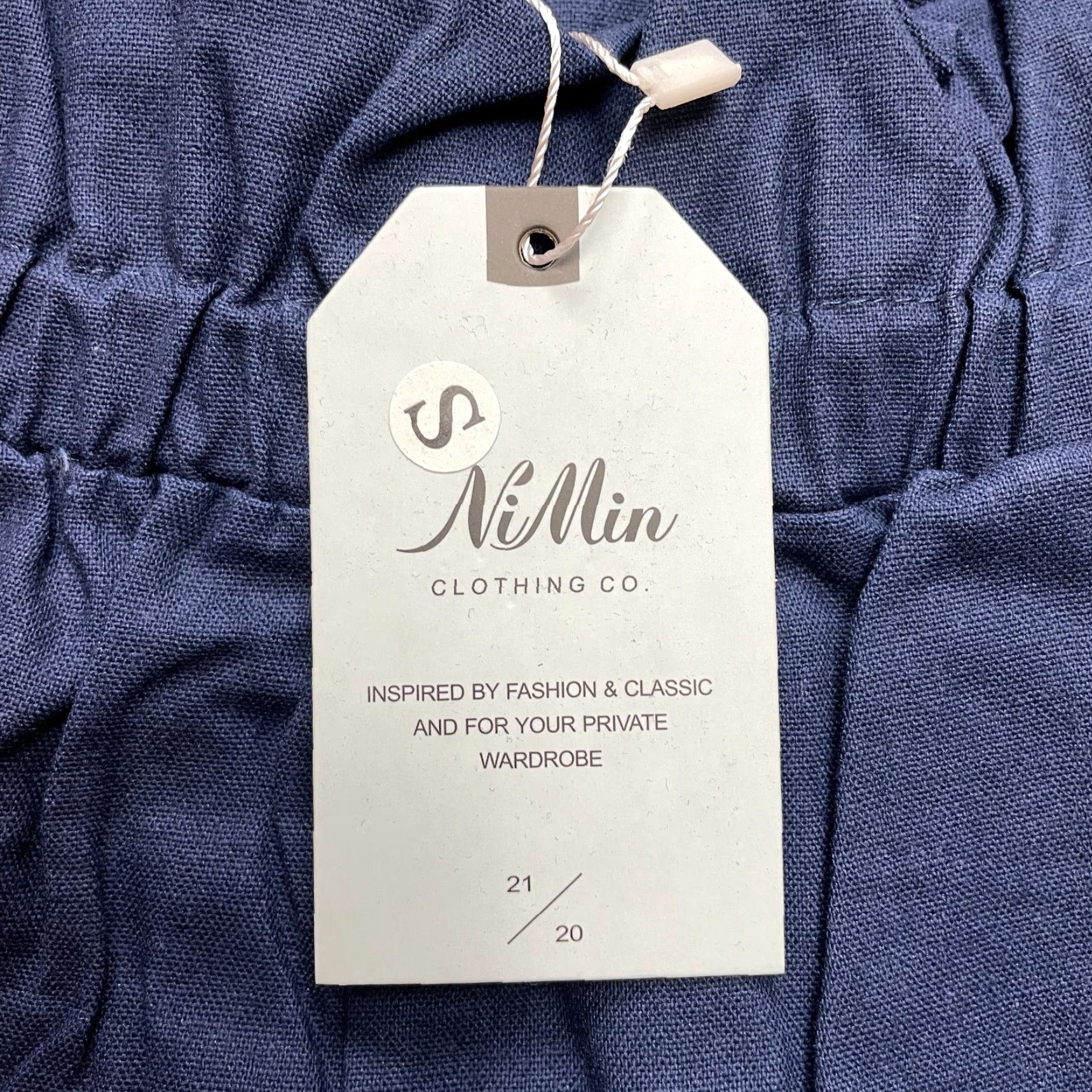 Vintage VINTAGE NiMin Paperbag Shorts Womens Small Navy Blue Stretch High Waist Belt New NWT Size 28" / US 6 / IT 42 - 6 Thumbnail