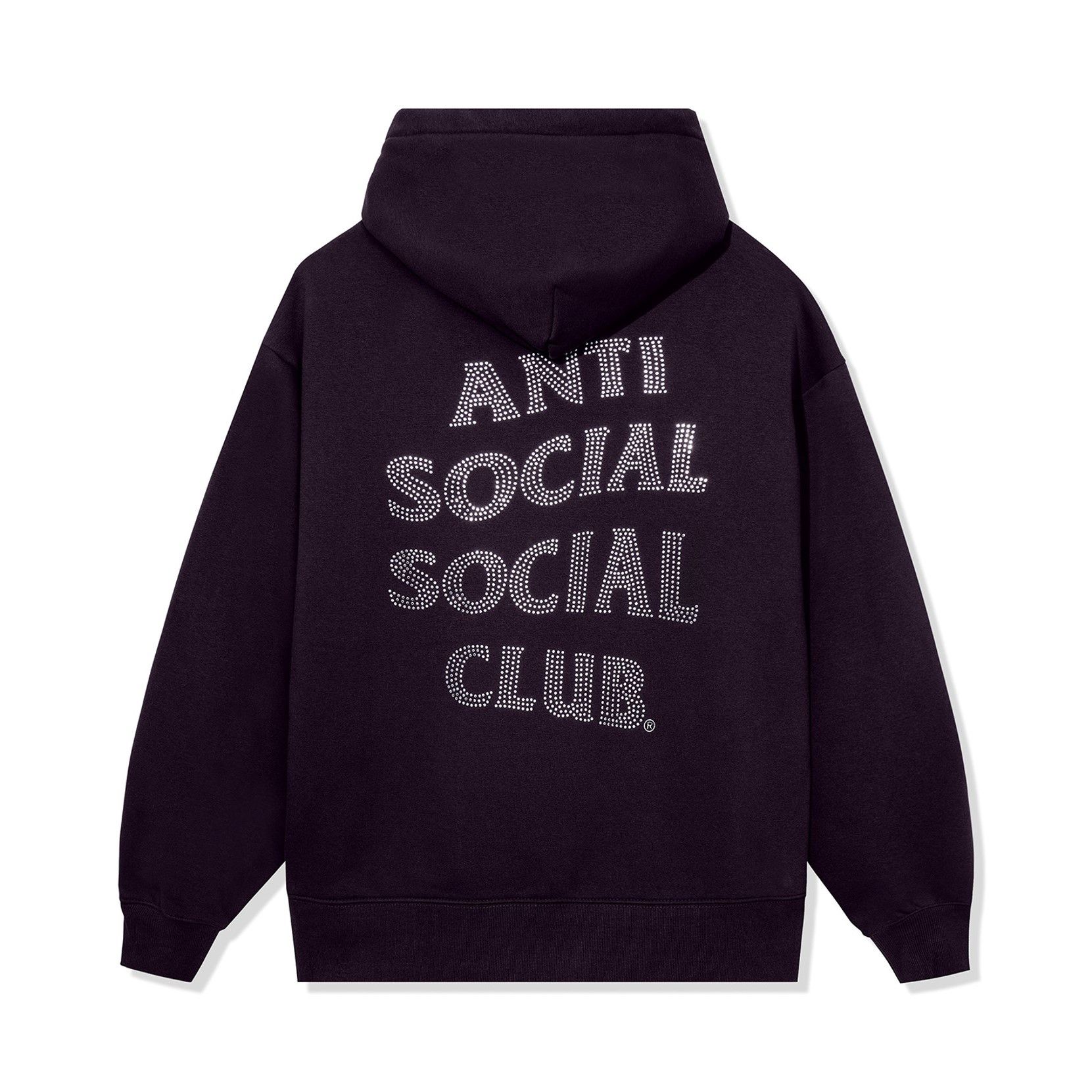 image of Anti Social Social Club Mind Game Premium Nailhead Hoodie in Plum, Men's (Size XL)