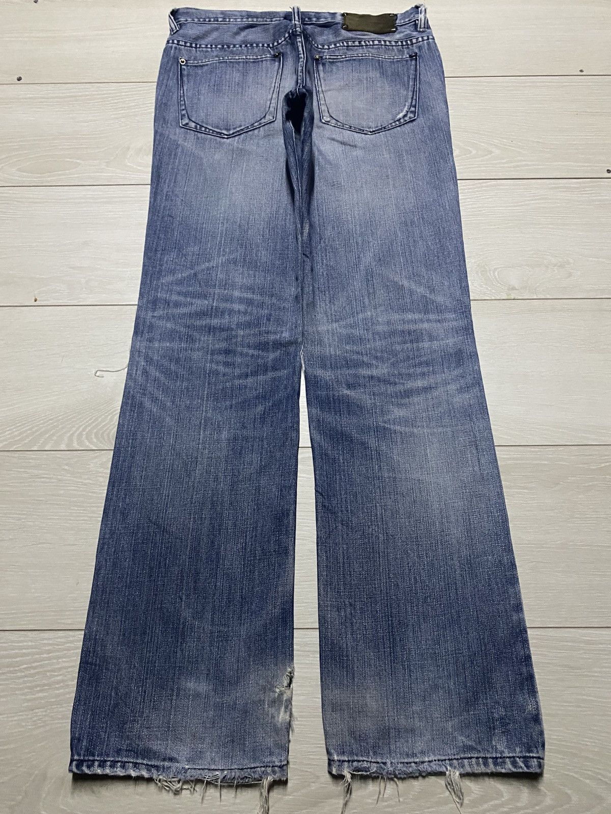 Japanese Brand Vintage Japanese Brand Midas Studd Backpatch Distressed Jean Size US 32 / EU 48 - 2 Thumbnail