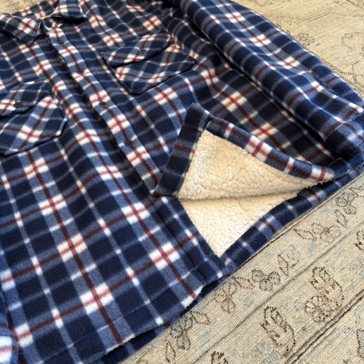 Noon Goons Plaid Sherpa Shirt Jacket Size US L / EU 52-54 / 3 - 3 Thumbnail