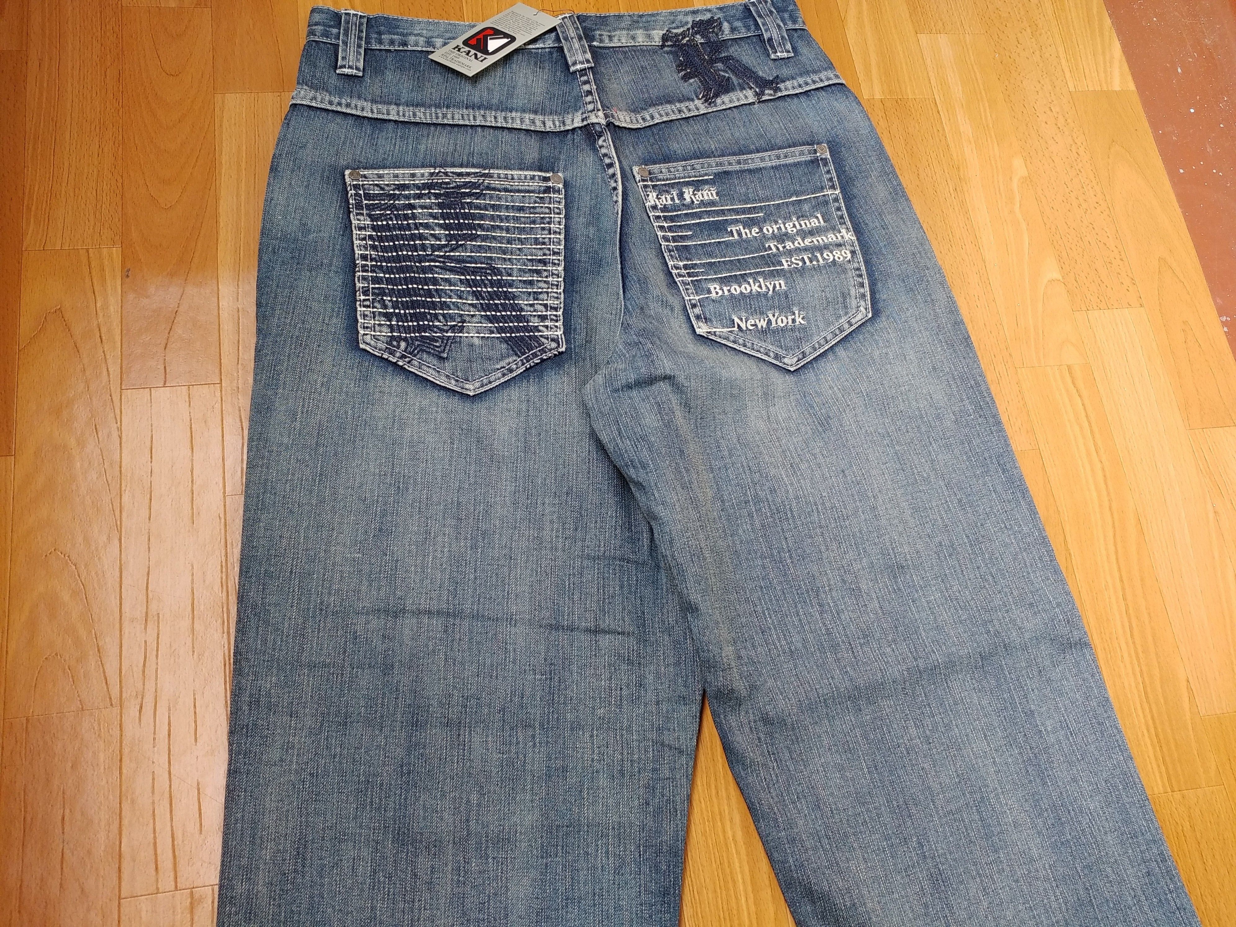 Karl Kani KARL KANI jeans oldschool deadstock baggy vintage 1990s W 32 Size US 32 / EU 48 - 6 Thumbnail