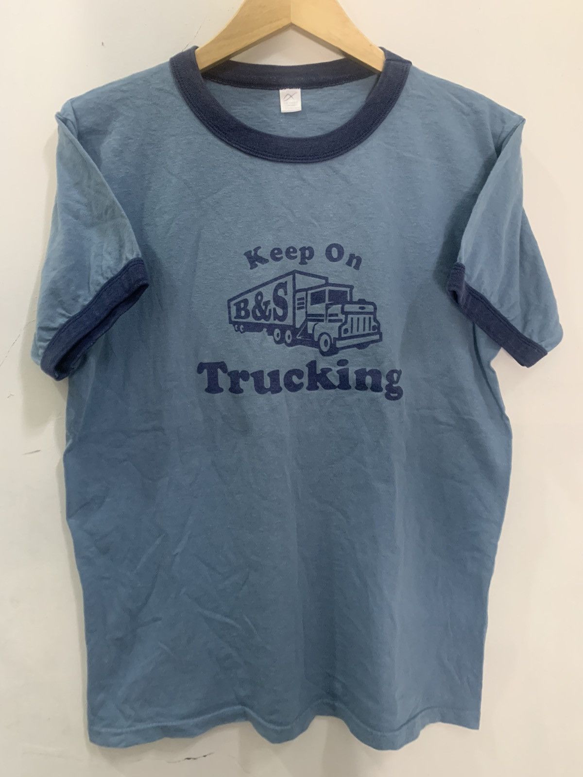 image of Band Tees x Vintage Belle And Sebastian Tshirt in Blue, Men's (Size Medium)