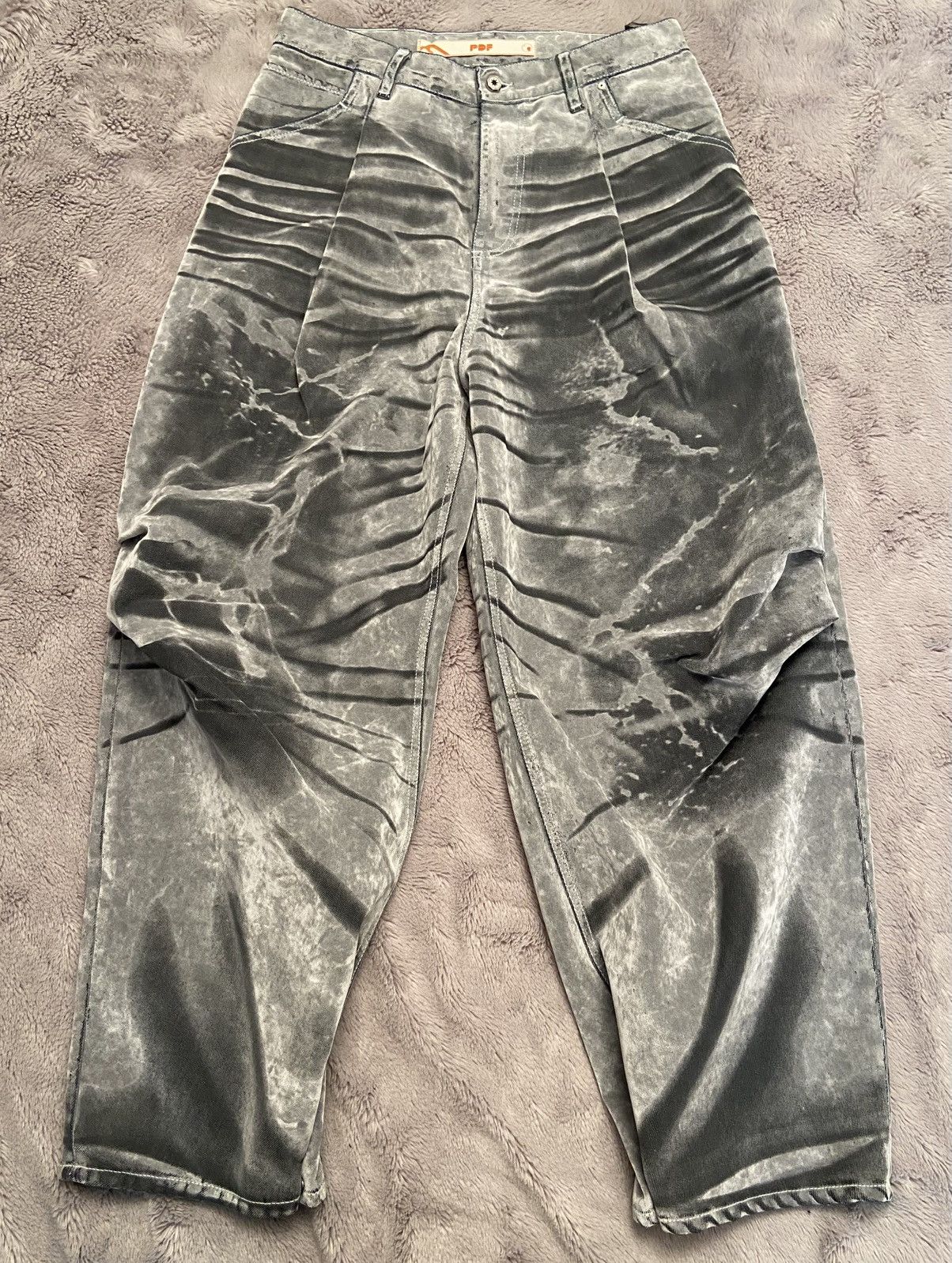 PDF PDF Channel Fat Angelo flock pant Size US 31 - 19 Thumbnail