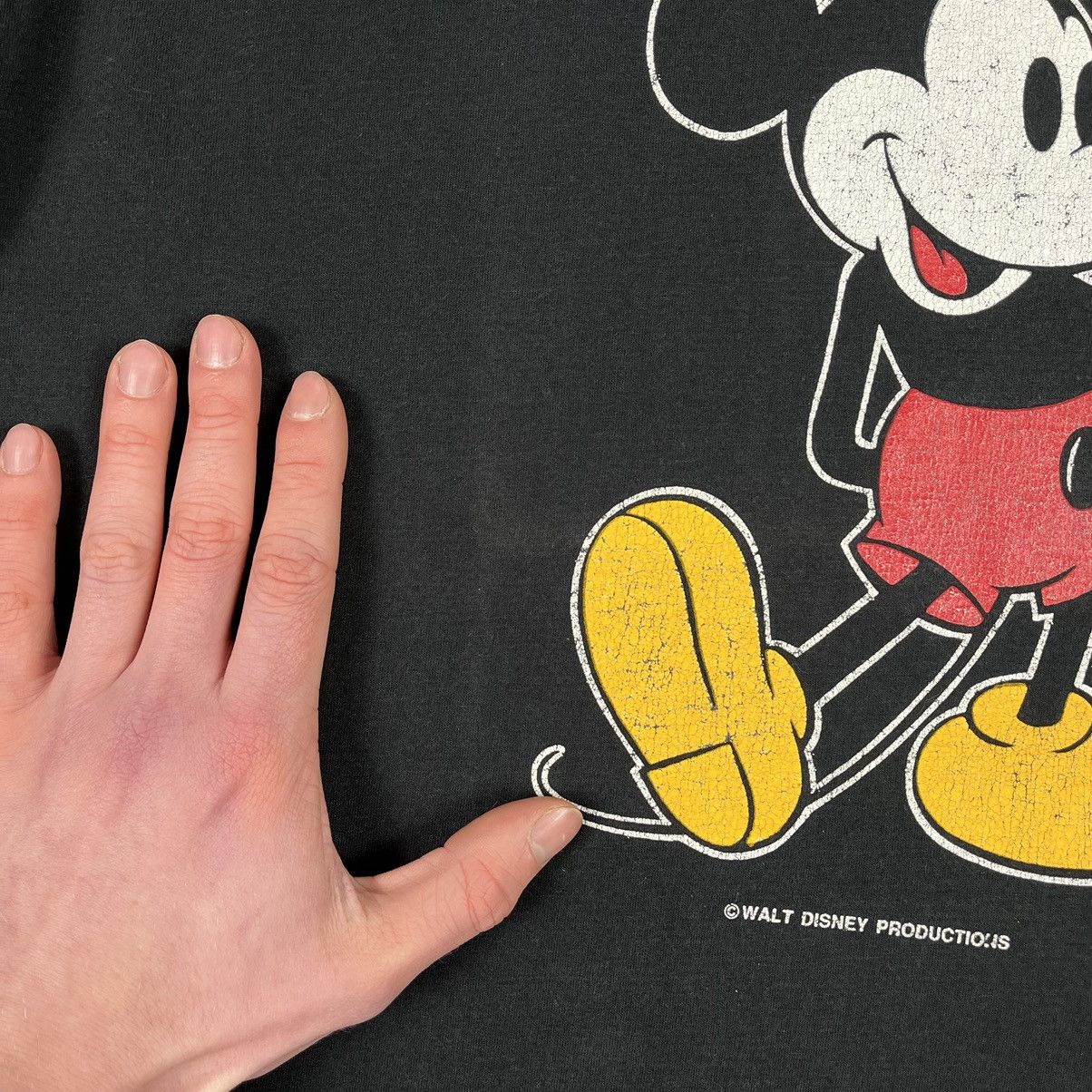 Disney Vintage Disney Mickey Mouse y2k faded cartoon tee 90’s Size US XL / EU 56 / 4 - 7 Thumbnail
