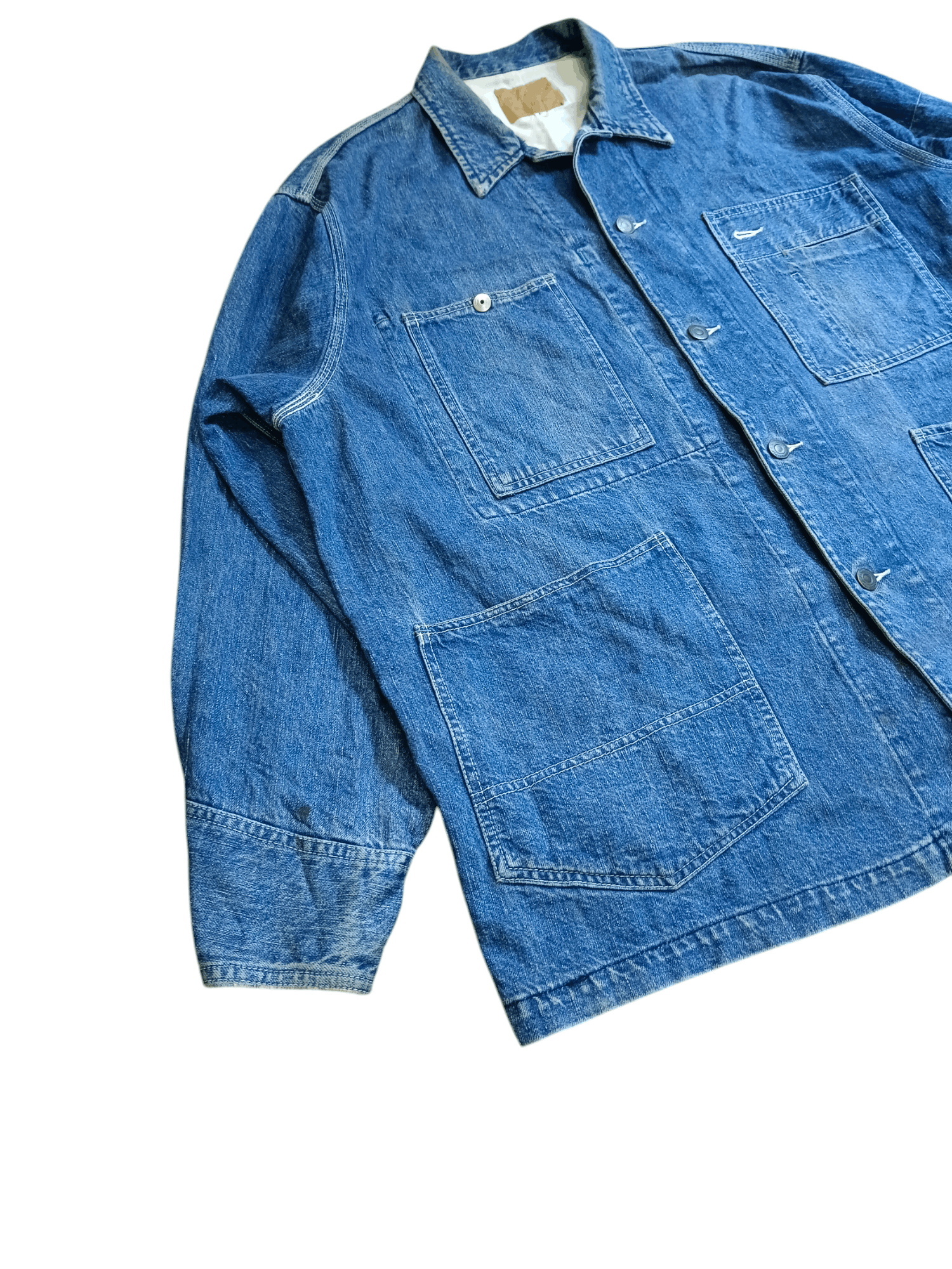Vintage DISTRESSED VINTAGE VOLUME53 A/W 86 CHORE JACKET Size US L / EU 52-54 / 3 - 2 Thumbnail