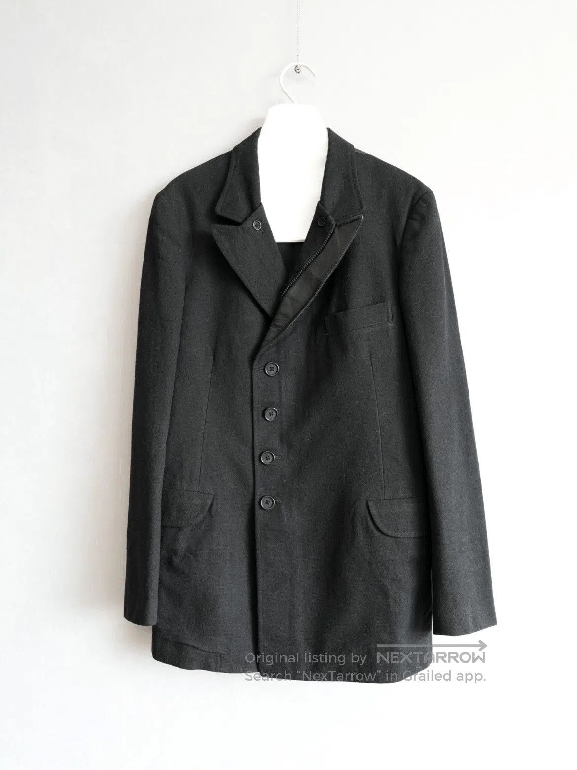 Yohji Yamamoto Sz 2 Yohji Yamamoto Pour Homme 13AW Leather Joint Jacket. Size US M / EU 48-50 / 2 - 2 Thumbnail