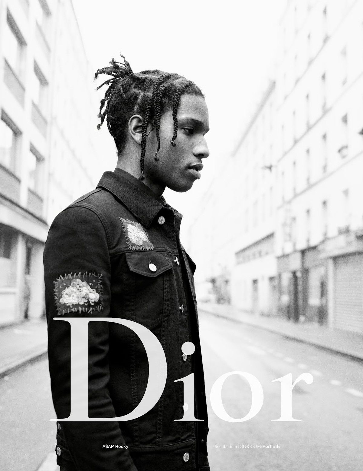 Dior Dior Homme SS17 “Skullroses Patchwork” Denim Jacket Size US S / EU 44-46 / 1 - 6 Thumbnail