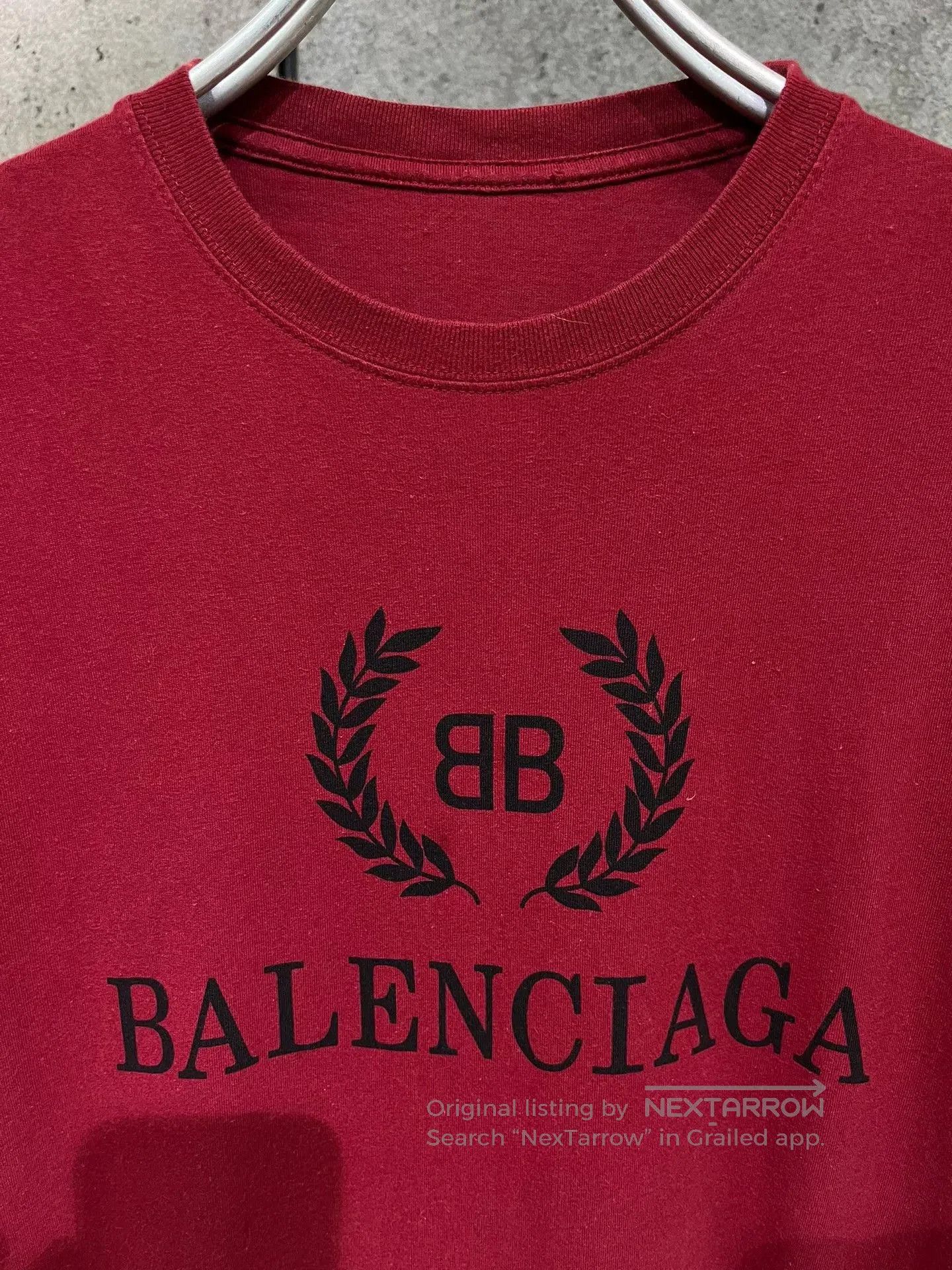 Balenciaga Balenciaga Red Wheat Short Sleeve S. Size US S / EU 44-46 / 1 - 2 Thumbnail
