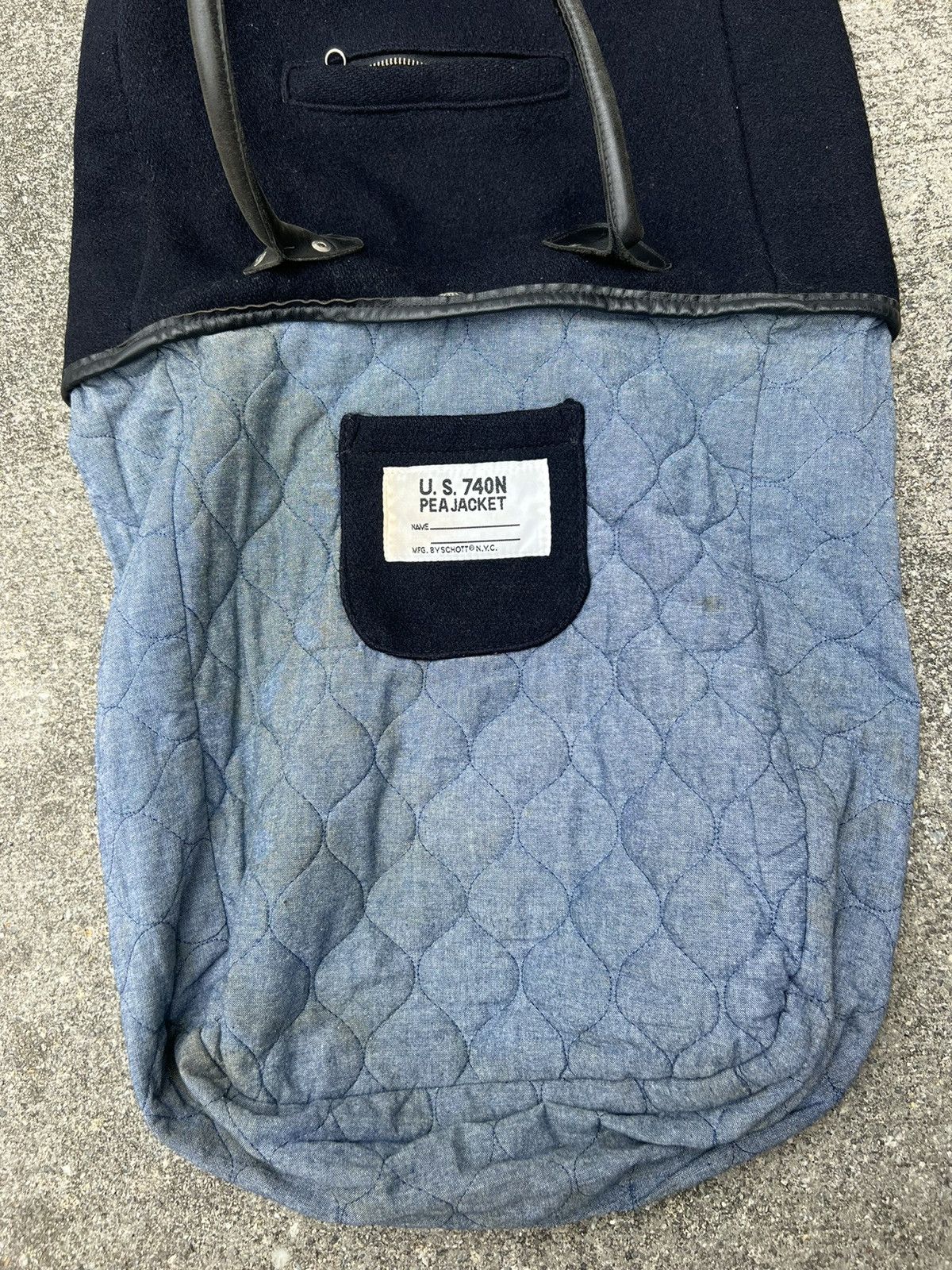 Schott Vintage Schott N.Y.C. Pea Jacket Wool Tote Bag Size ONE SIZE - 20 Thumbnail
