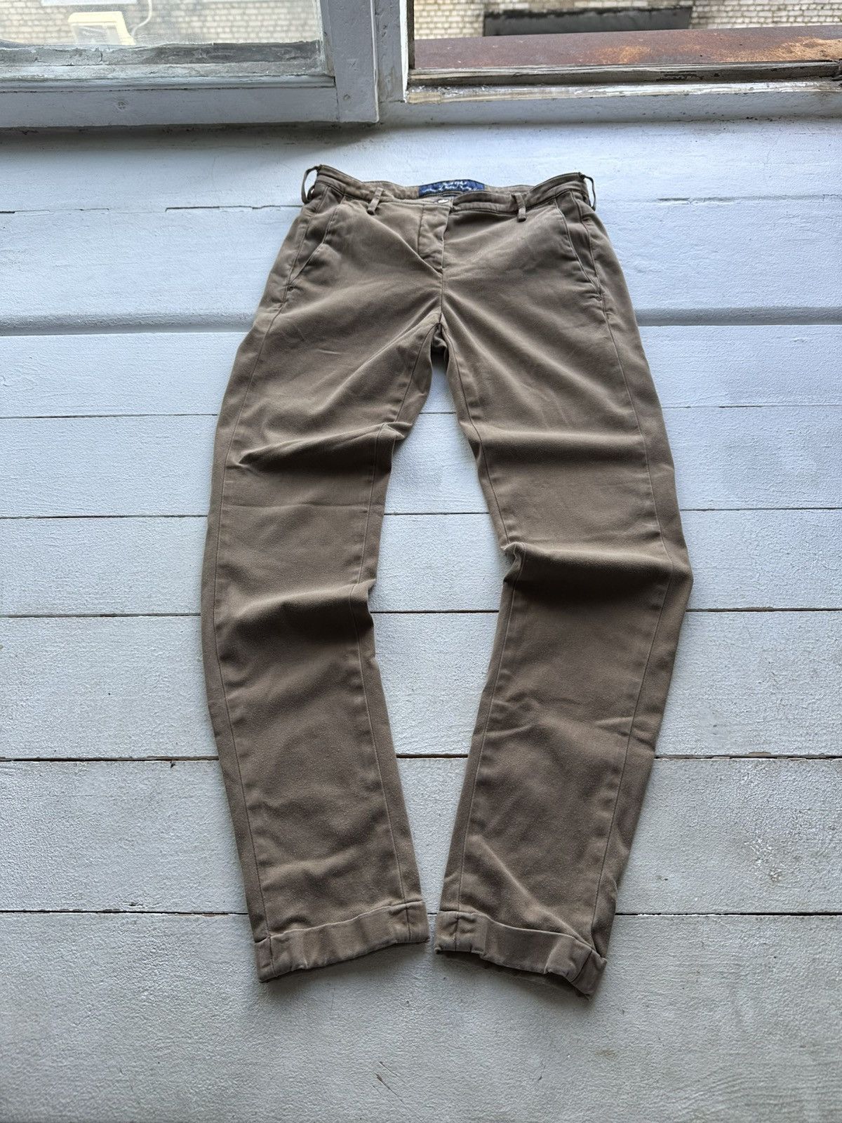 Jacob Cohen 🚨RARE JACOB COHEN LUXURY BROWN BEIGE PANTS OLD MONEY ITALY Size 25" / US 0 / IT 36 - 1 Thumbnail