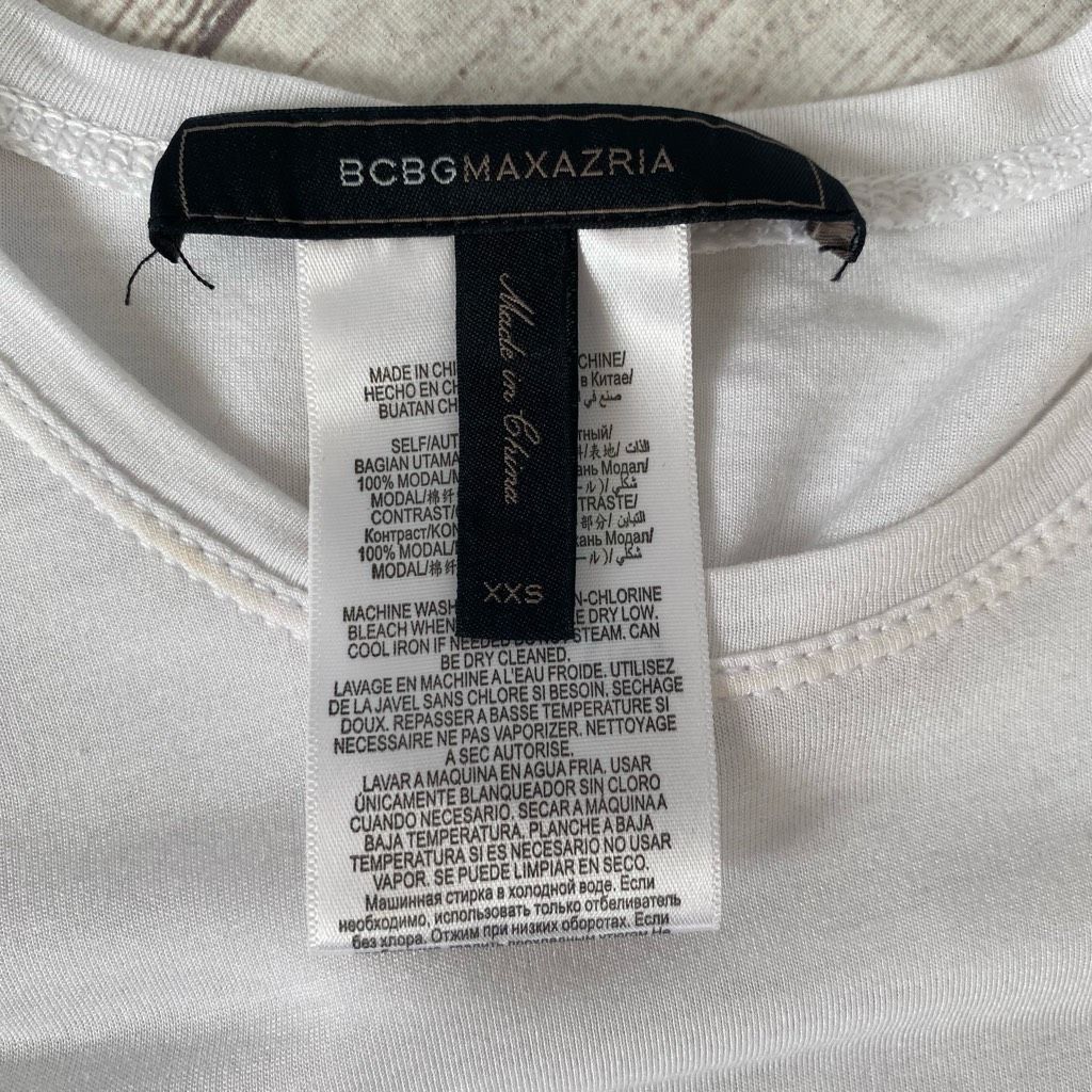 Bcbgmaxazria BCBGMaxazria women XXS colorblock Longsleeve scoopneck asymm Size XXS / US 00 / IT 34 - 10 Thumbnail