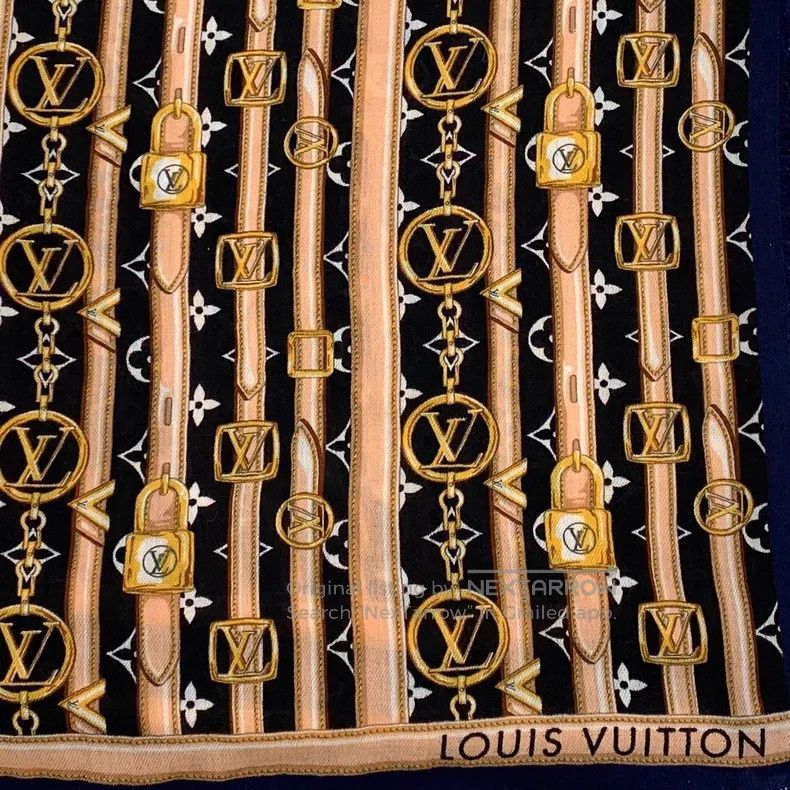 Louis Vuitton Louis Vuitton Color-block lock logo presbyopic full print Size ONE SIZE - 2 Thumbnail