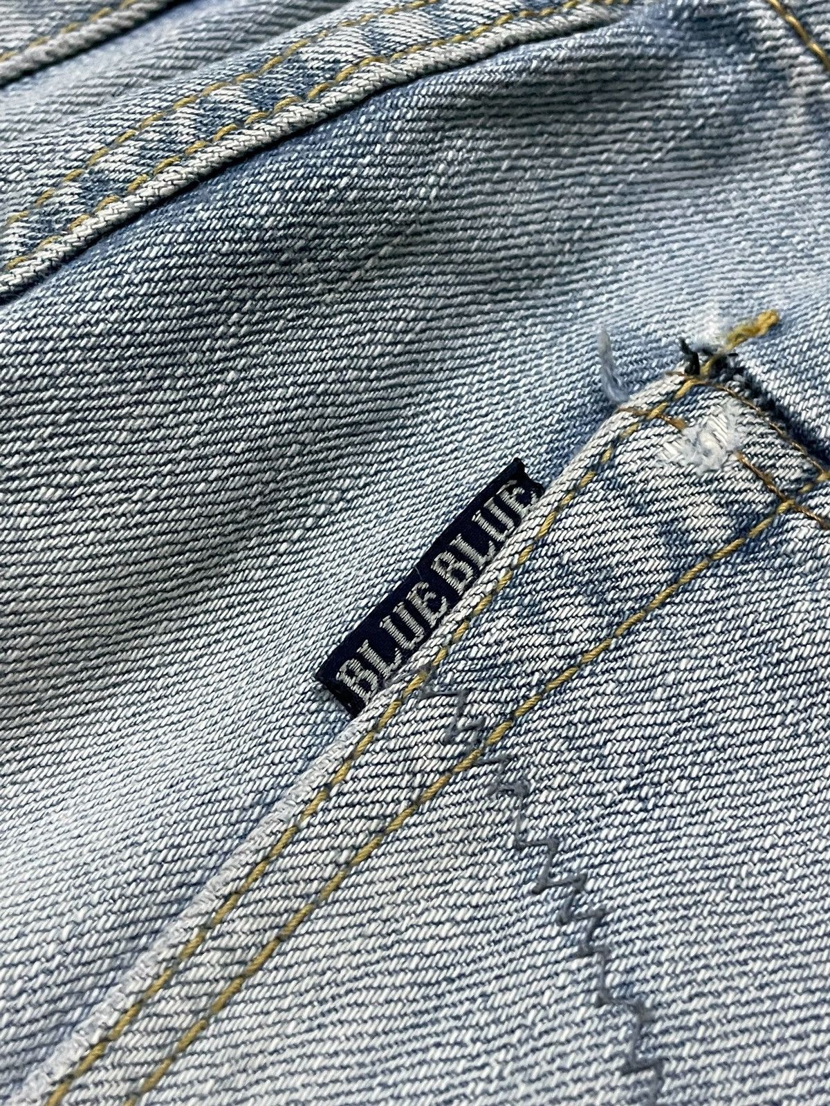 Blue Blue Japan Blue Blue Japan Light Indigo Wash Faded Jeans Size US 30 / EU 46 - 18 Thumbnail