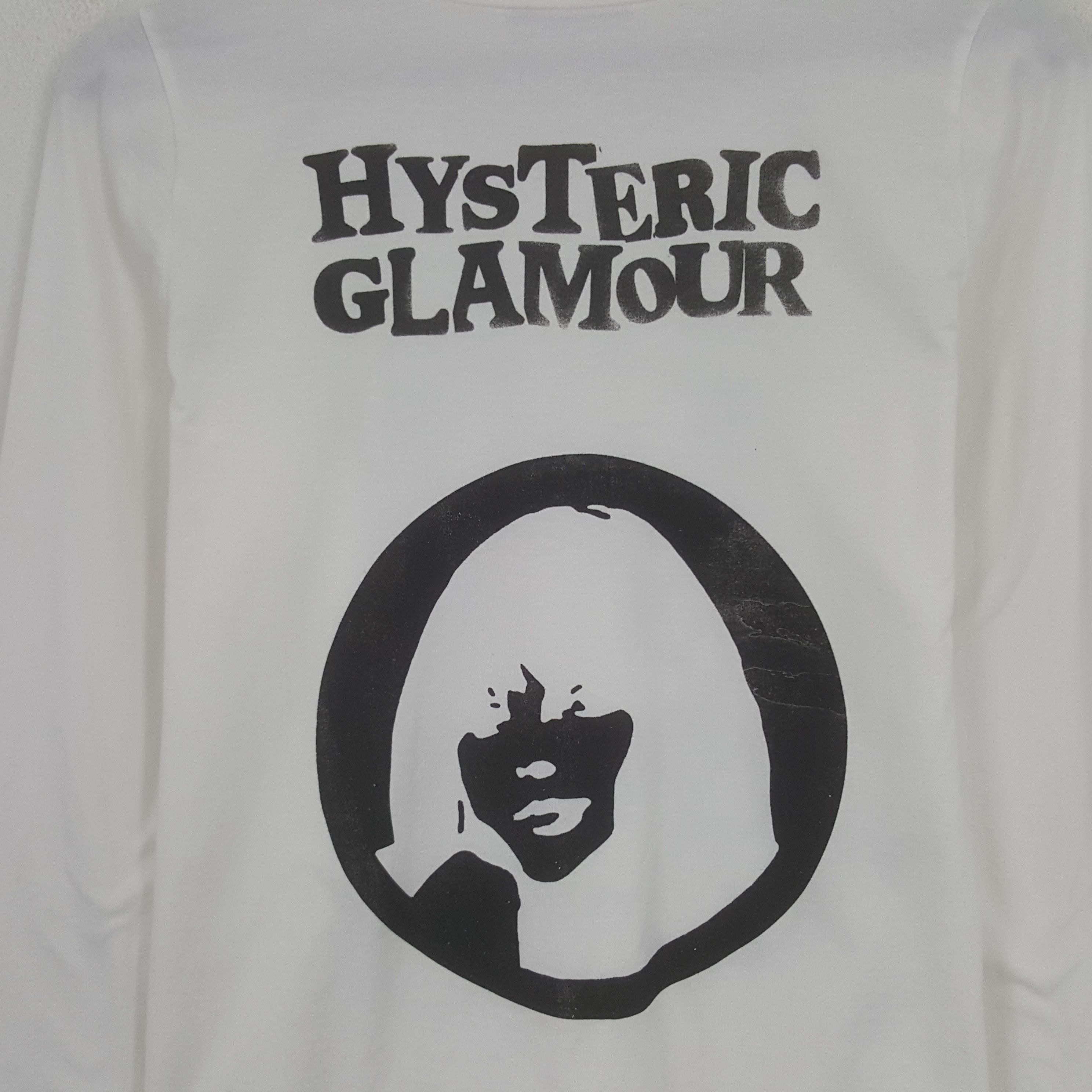 トップス Hysteric Glamour long sleeve t-shirt Off-white & Pink Hysteric Glamour Edition Long Sleeve T