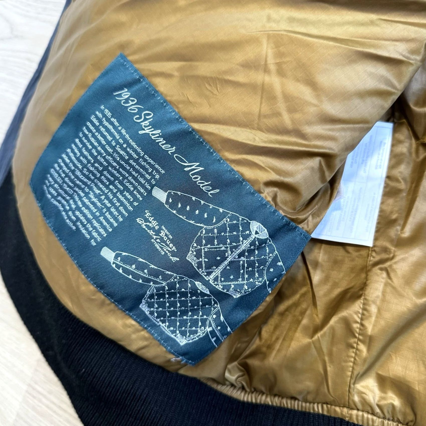 Eddie Bauer Eddie Bauer Men’s 1936 Skyliner Model Quilted Down Bomber Jacket Navy Blue 2XL Size US XXL / EU 58 / 5 - 5 Thumbnail