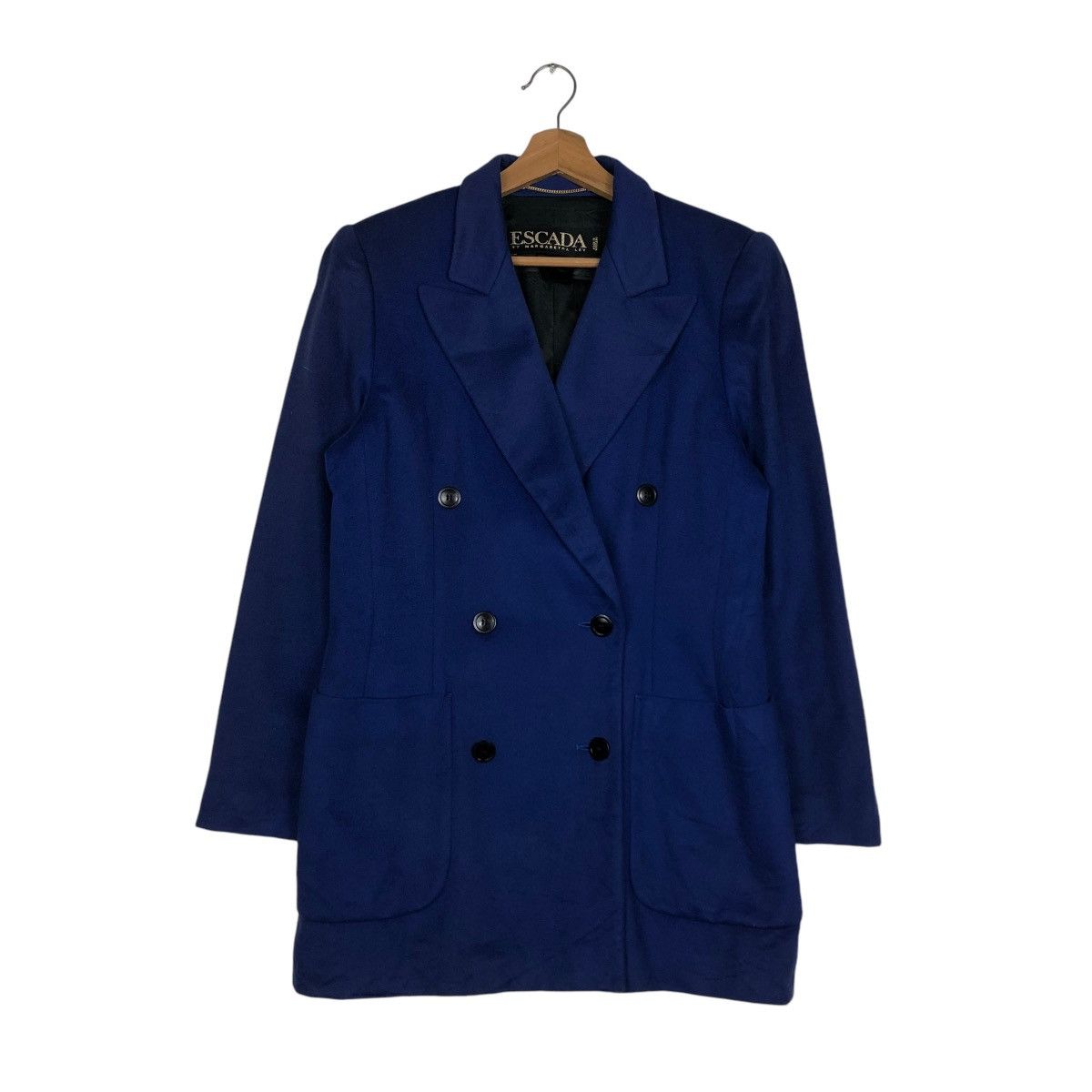 Escada Blue hot Wool Jacket Size 44 US 14