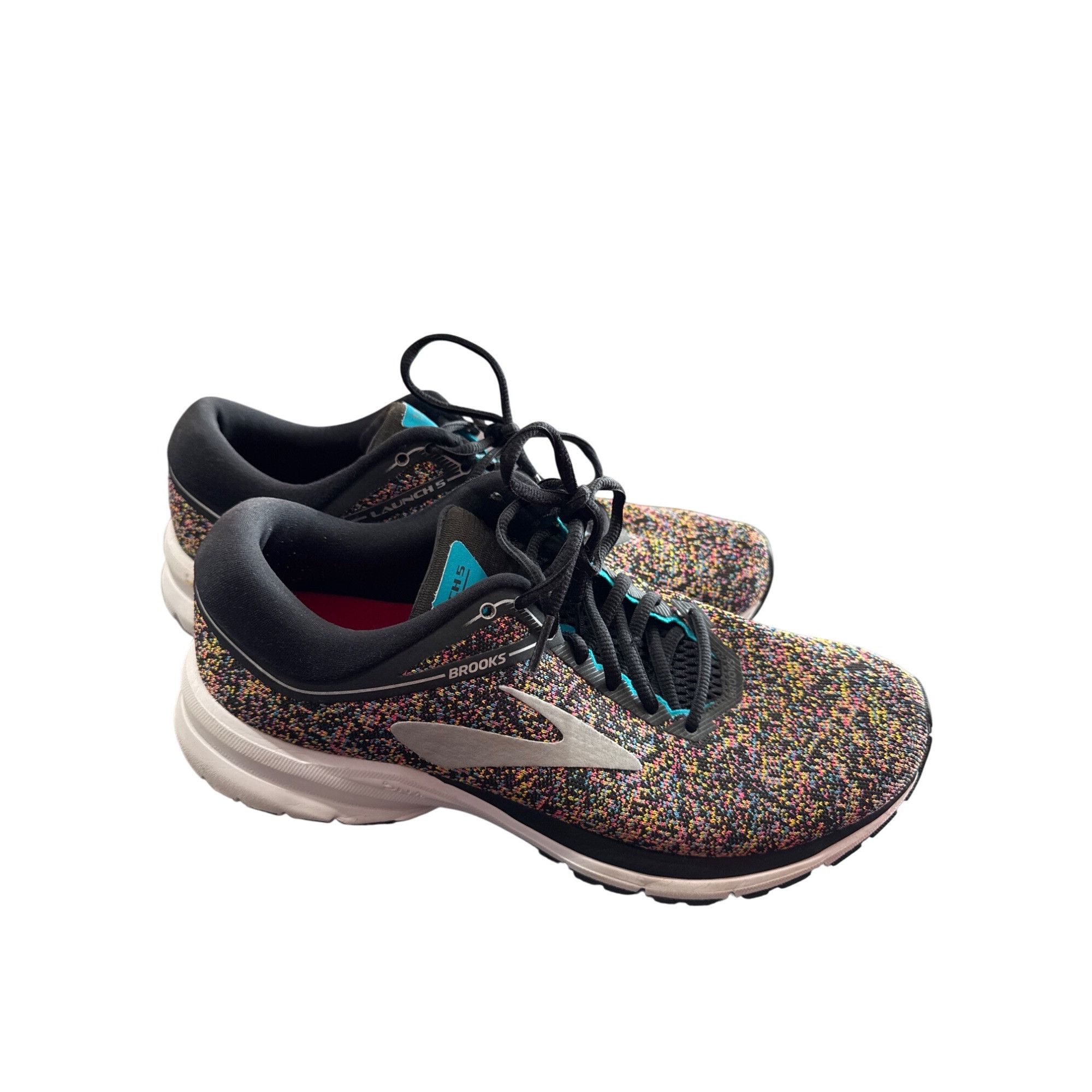 Brooks Brooks Womens Launch 5 Multicolor Running Sneakers shoes 10. Size US 10.5 / IT 40.5 - 3 Thumbnail