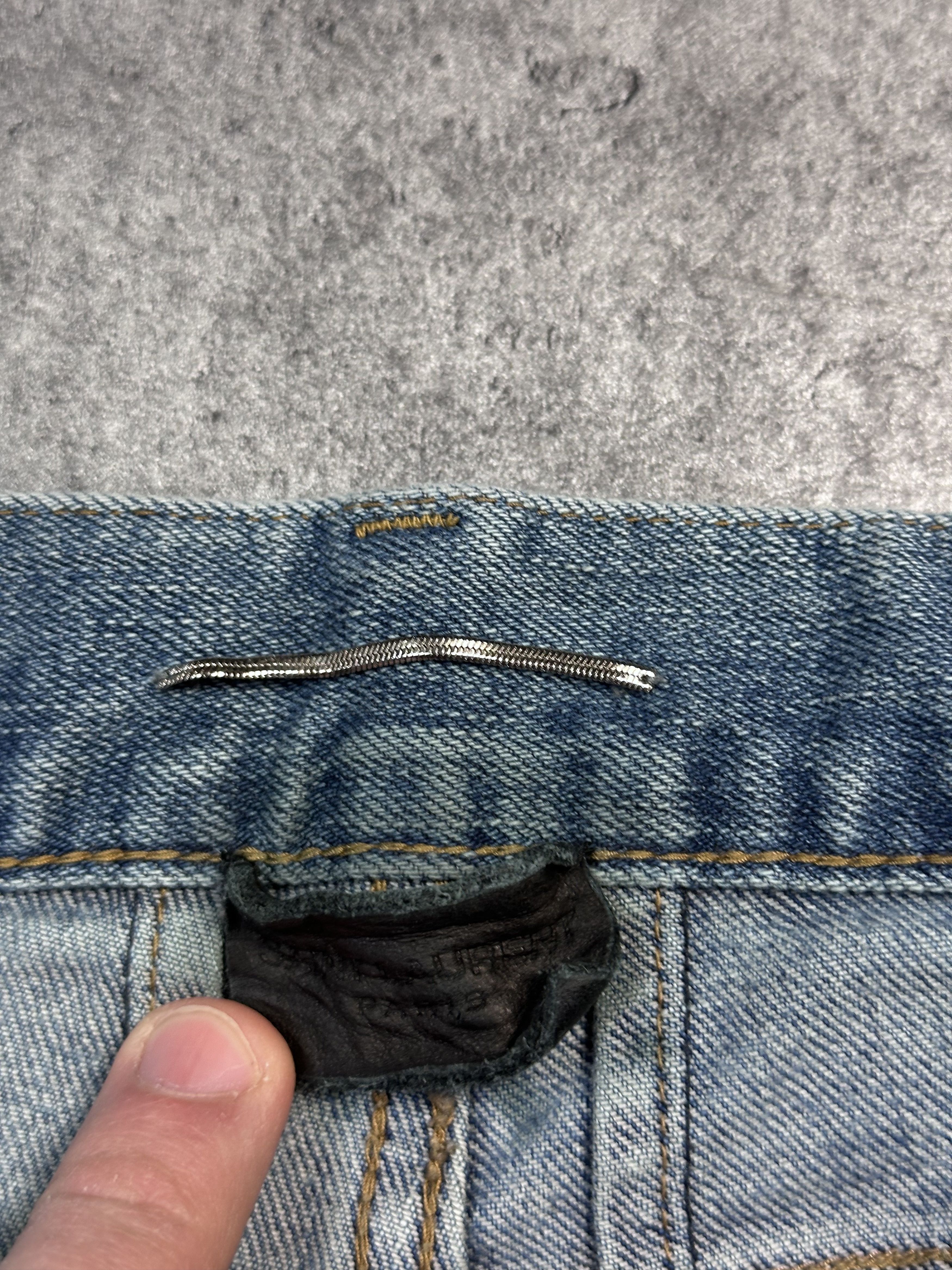Saint Laurent Paris SLP AW15 Crash denim jeans skinny hedi era Size US 33 - 11 Thumbnail