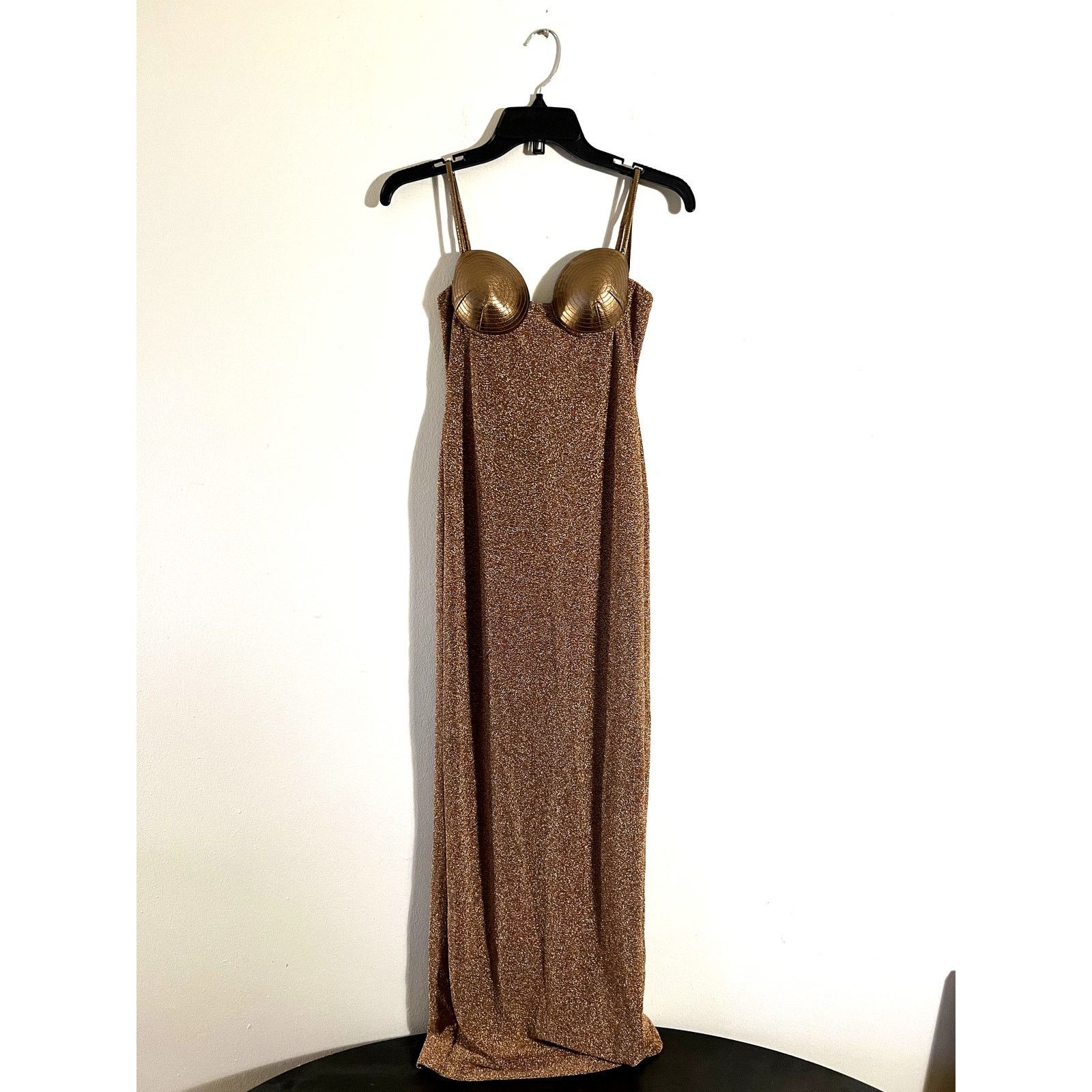 Camila Coelho Camila Coelho Donna Gown in Copper Metallic gold size S D1 Size S / US 4 / IT 40 - 2 Thumbnail