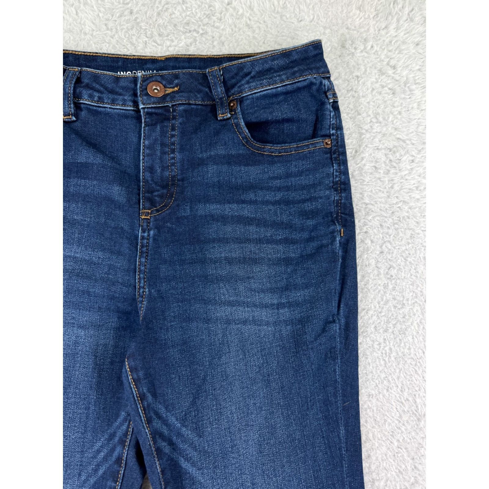 Vintage INC International Concepts Jeans Womens 6 Blue Denim High Rise Skinny Cotton Size 28" / US 6 / IT 42 - 6 Thumbnail