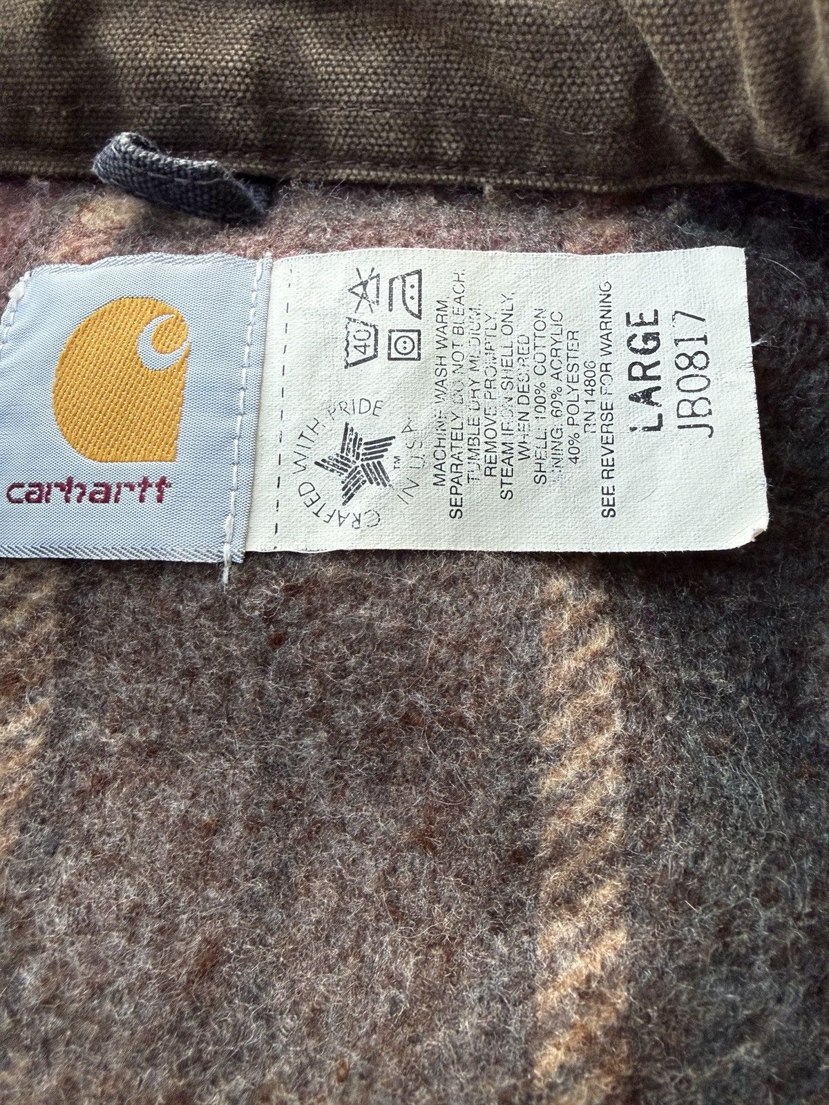 Carhartt Carhartt JB0817 Graphite Size US L / EU 52-54 / 3 - 3 Thumbnail