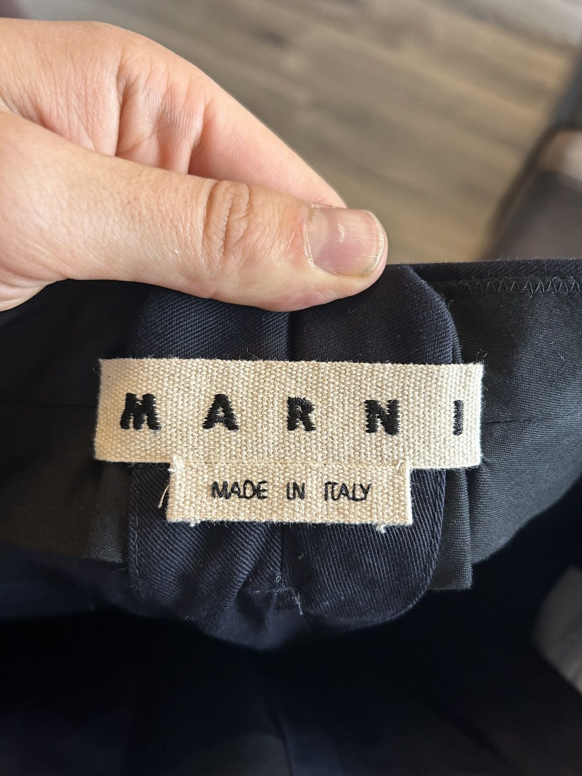Marni Marni Navy Blue Trousers Size 48, Made in Italy Size US 32 / EU 48 - 10 Thumbnail