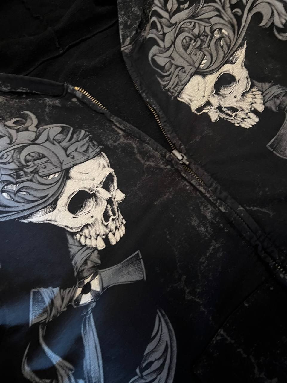 Band Tees Vintage Black Metal Band Zip Hoodie Rare Sweatshirt Size US M / EU 48-50 / 2 - 7 Thumbnail